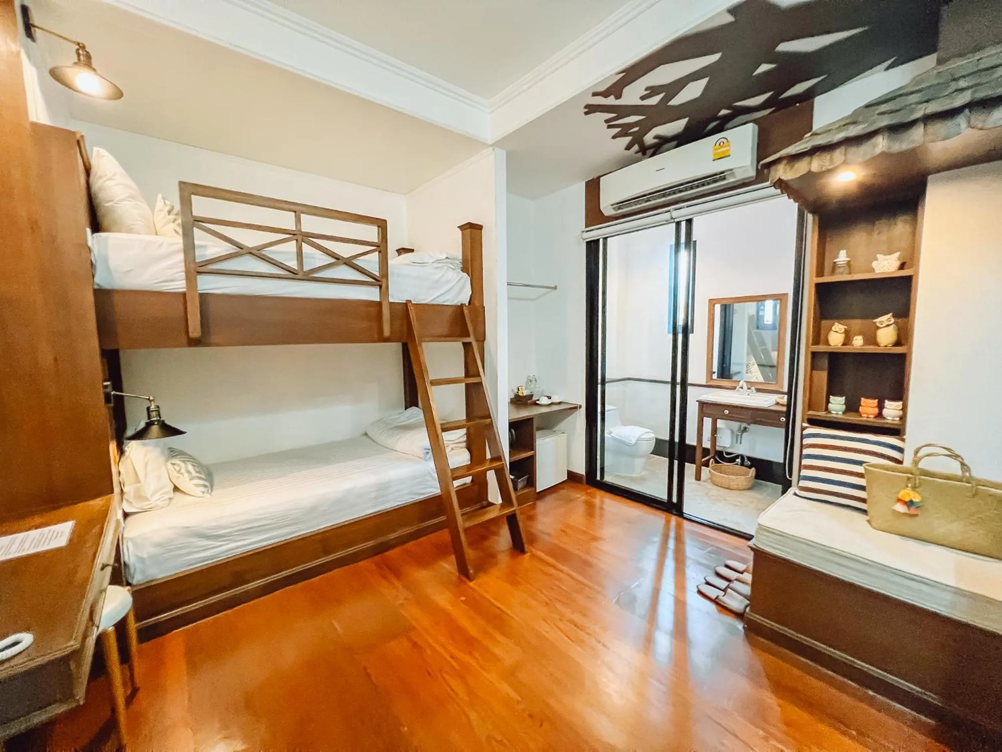 bunk bed, Bed in Pai Cherkaew Boutique House