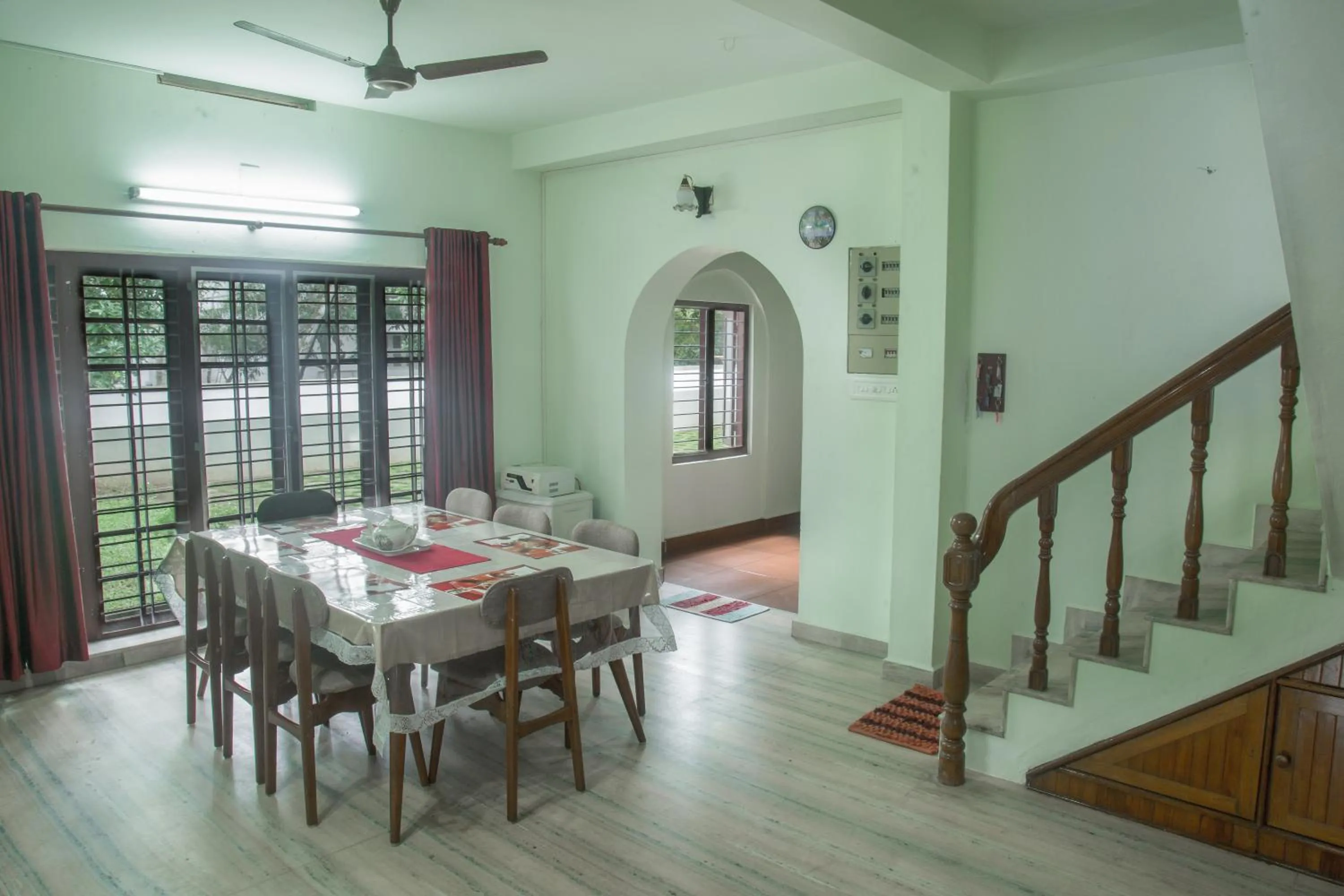 Dining area in Lake County Heritage Home