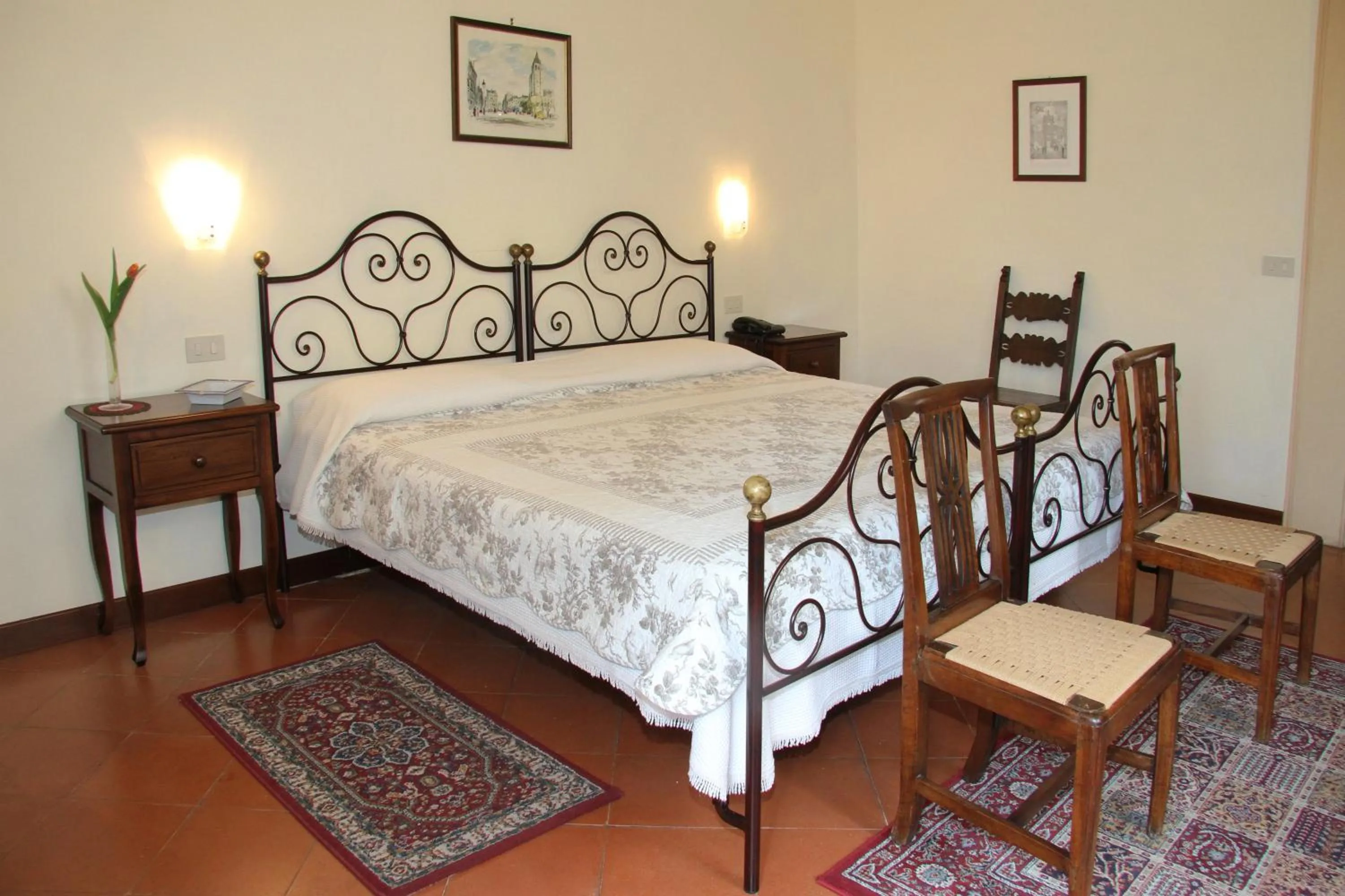 Bed in B&B L'Agnolo Di Caroti Cinzia