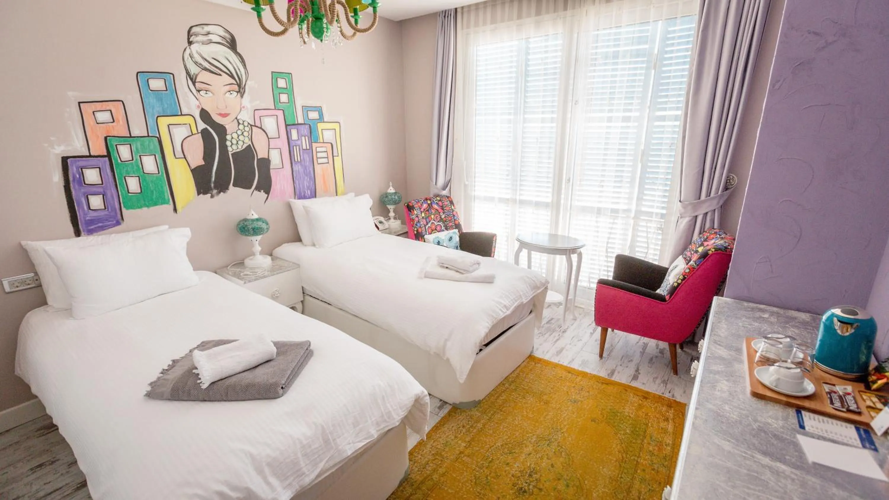 Photo of the whole room, Bed in Limnades Hotel İznik