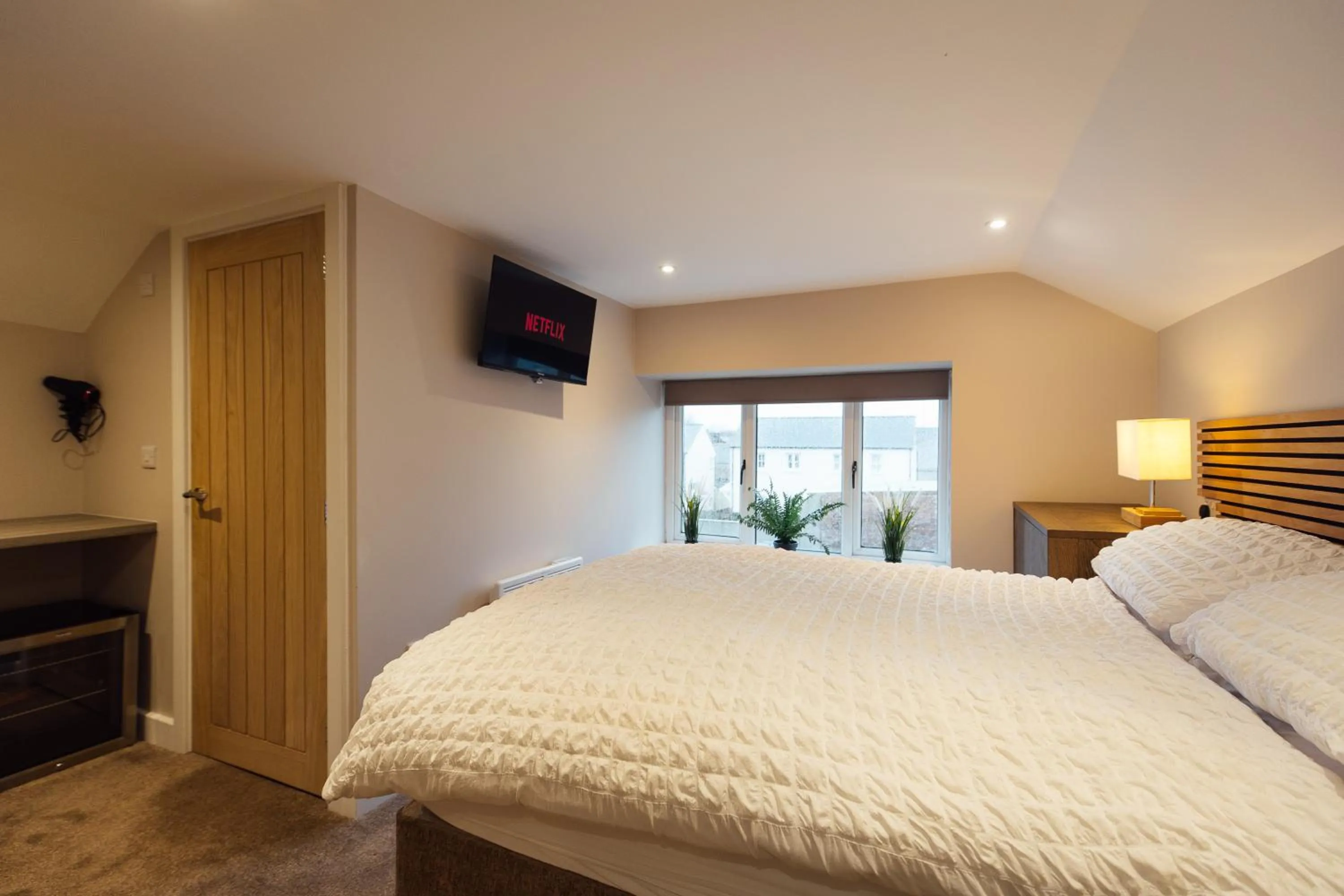 Bed in The Dolphin Hotel & Restaurant