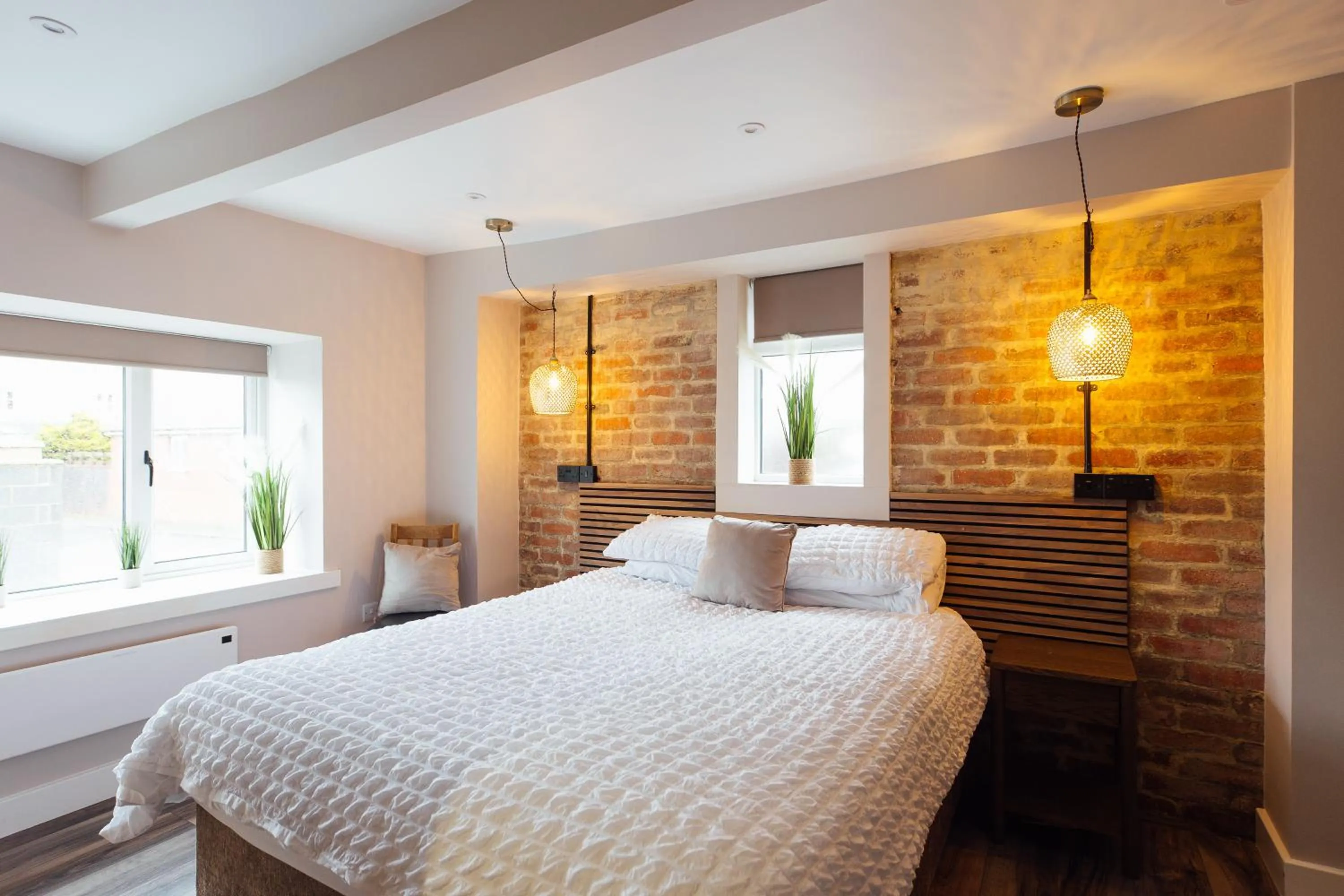 Bed in The Dolphin Hotel & Restaurant