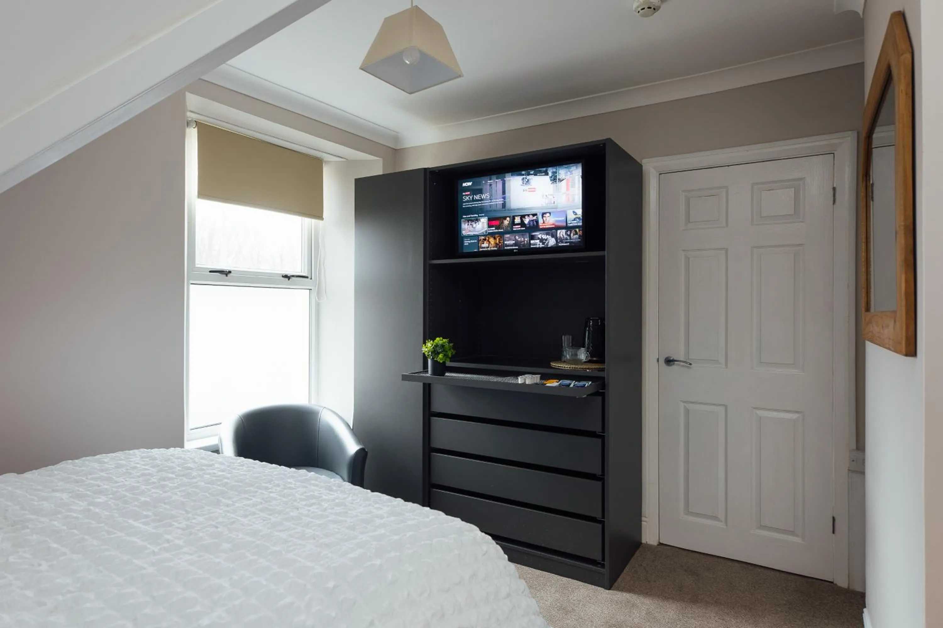 Bed in The Dolphin Hotel & Restaurant