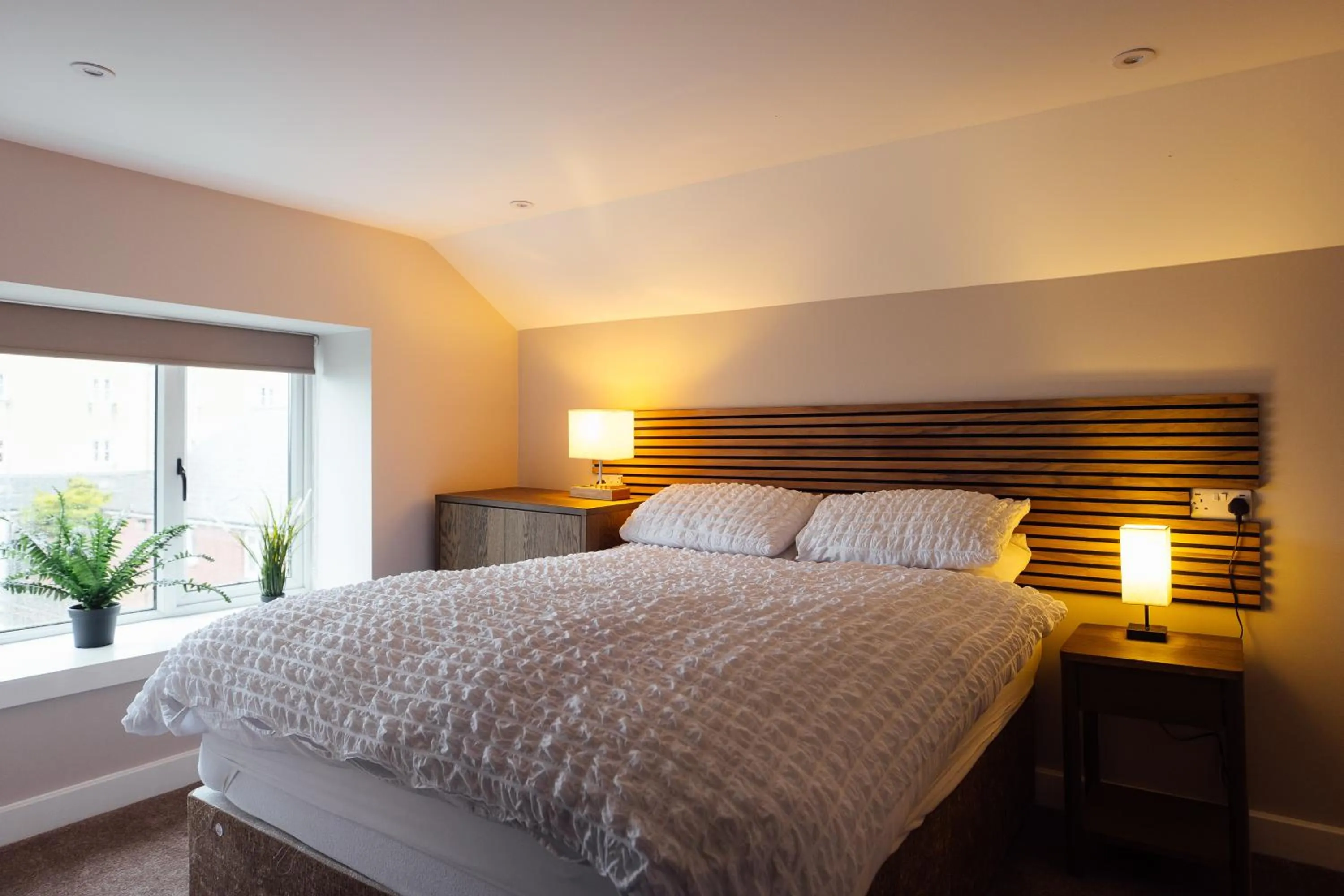 Bed in The Dolphin Hotel & Restaurant