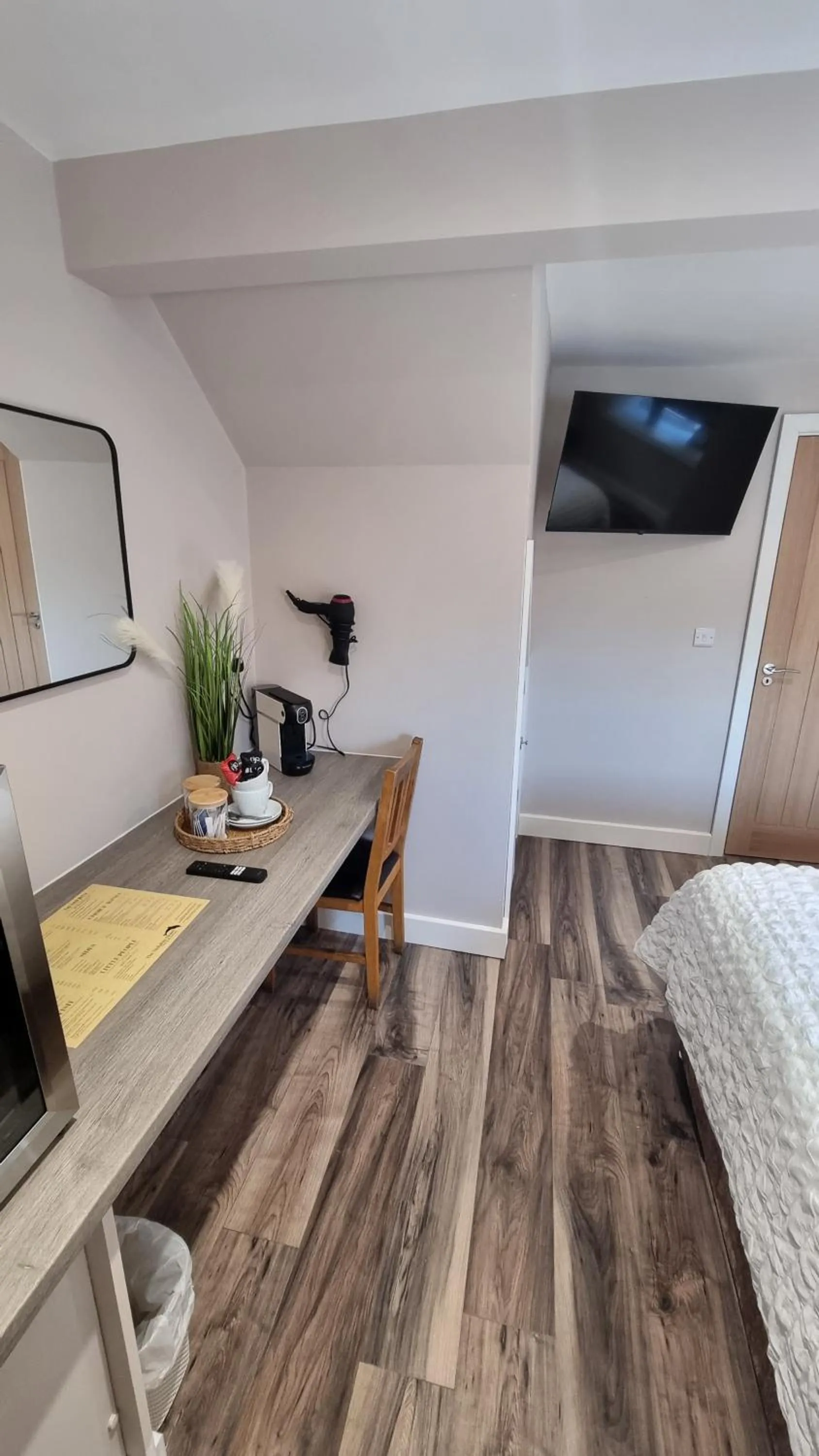 Bed in The Dolphin Hotel & Restaurant