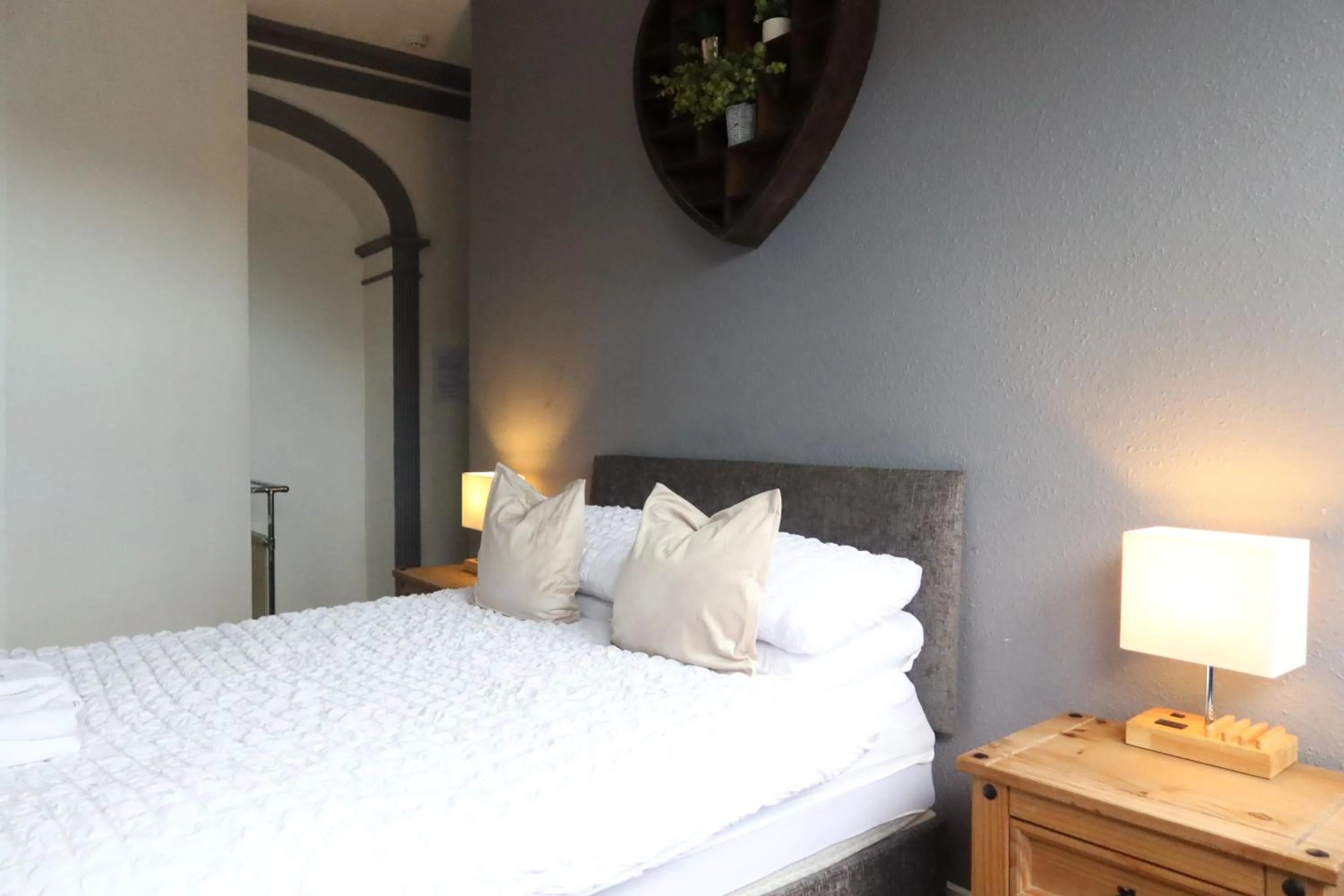 Bed in The Dolphin Hotel & Restaurant