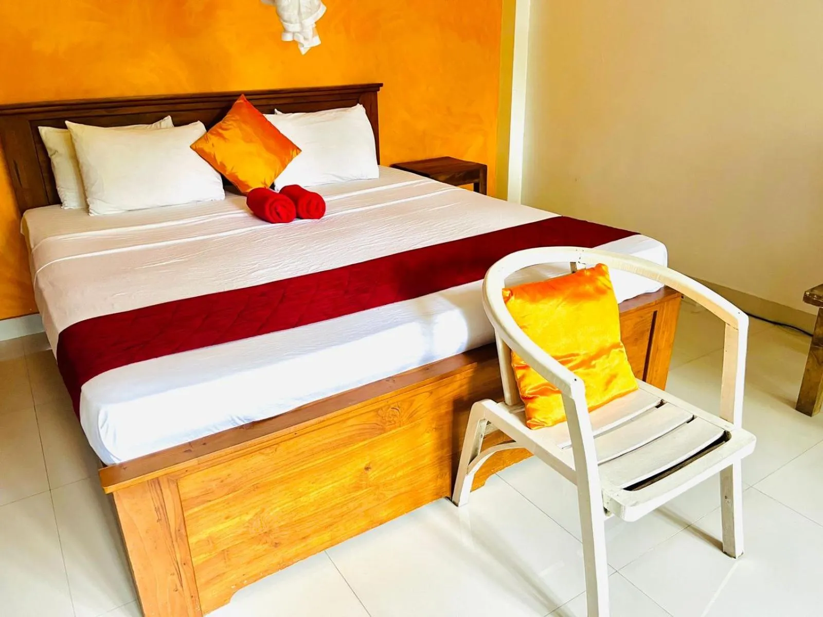 Bed in Sithila Villa
