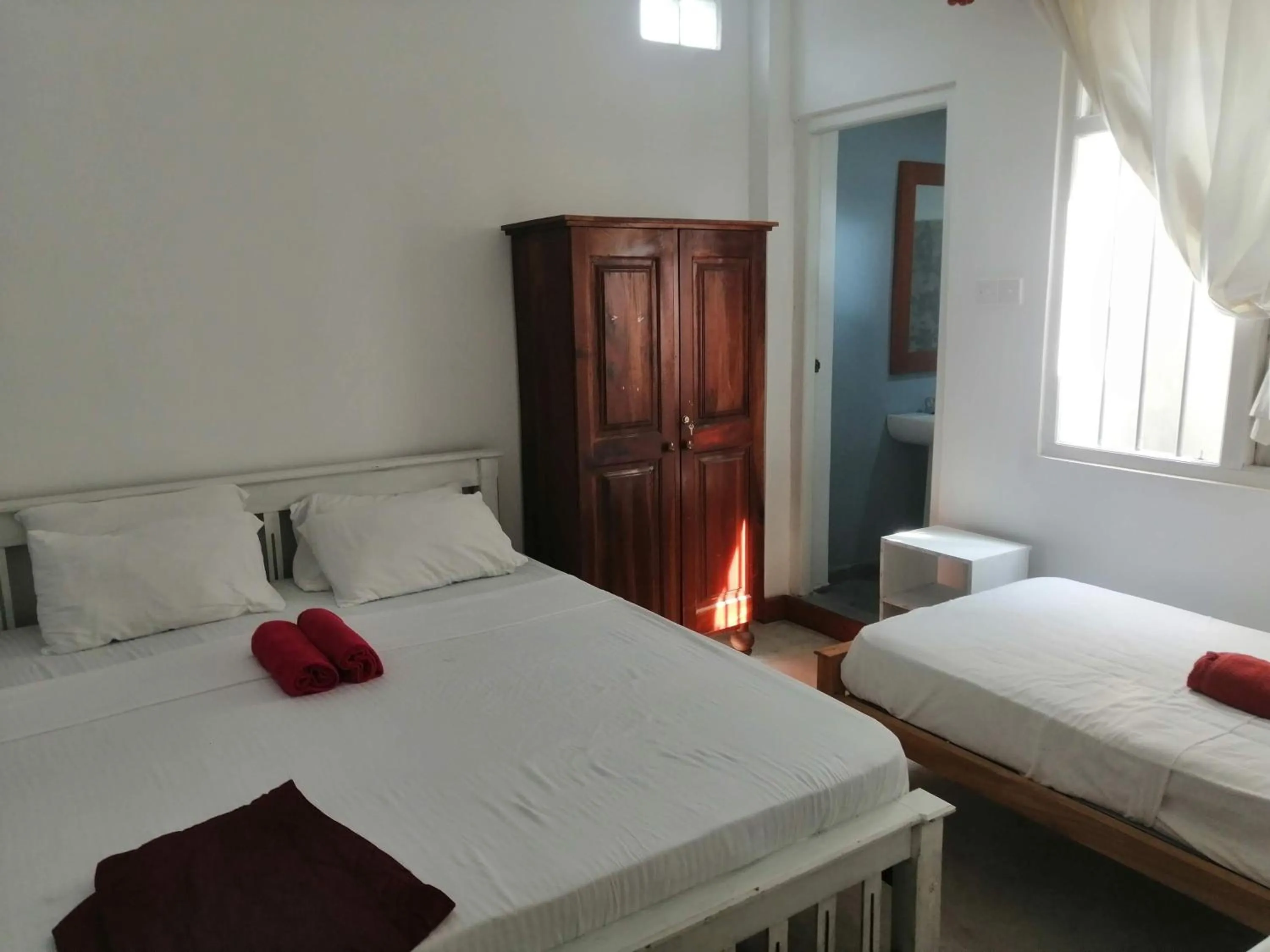 Bed in Sithila Villa