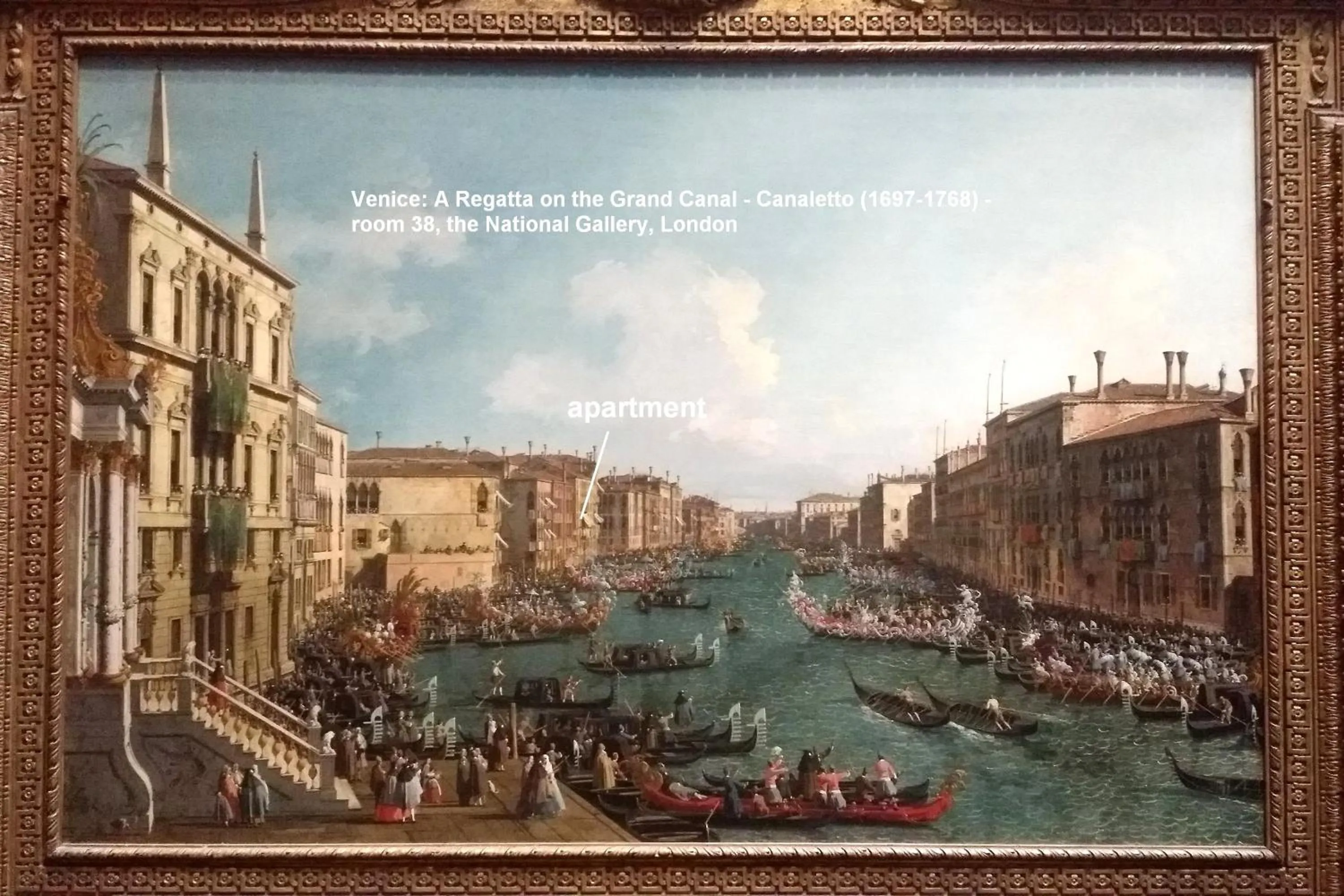 Decorative detail in TRIBUNO Grand Canal