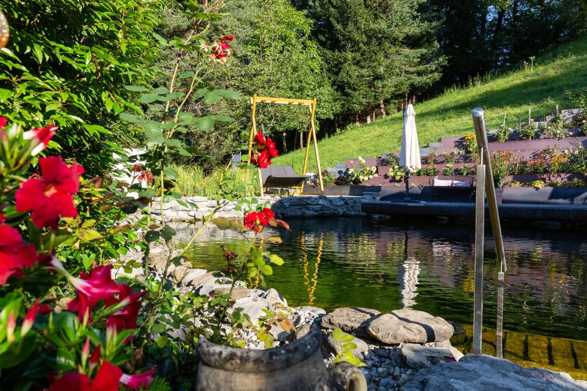 Garden in Boutiquehotel Bergvilla