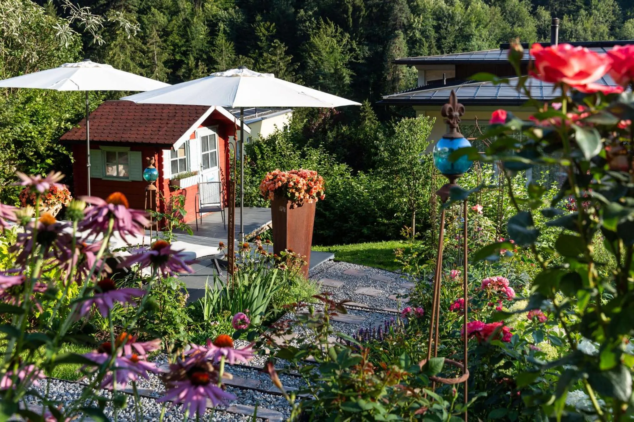 Garden in Boutiquehotel Bergvilla