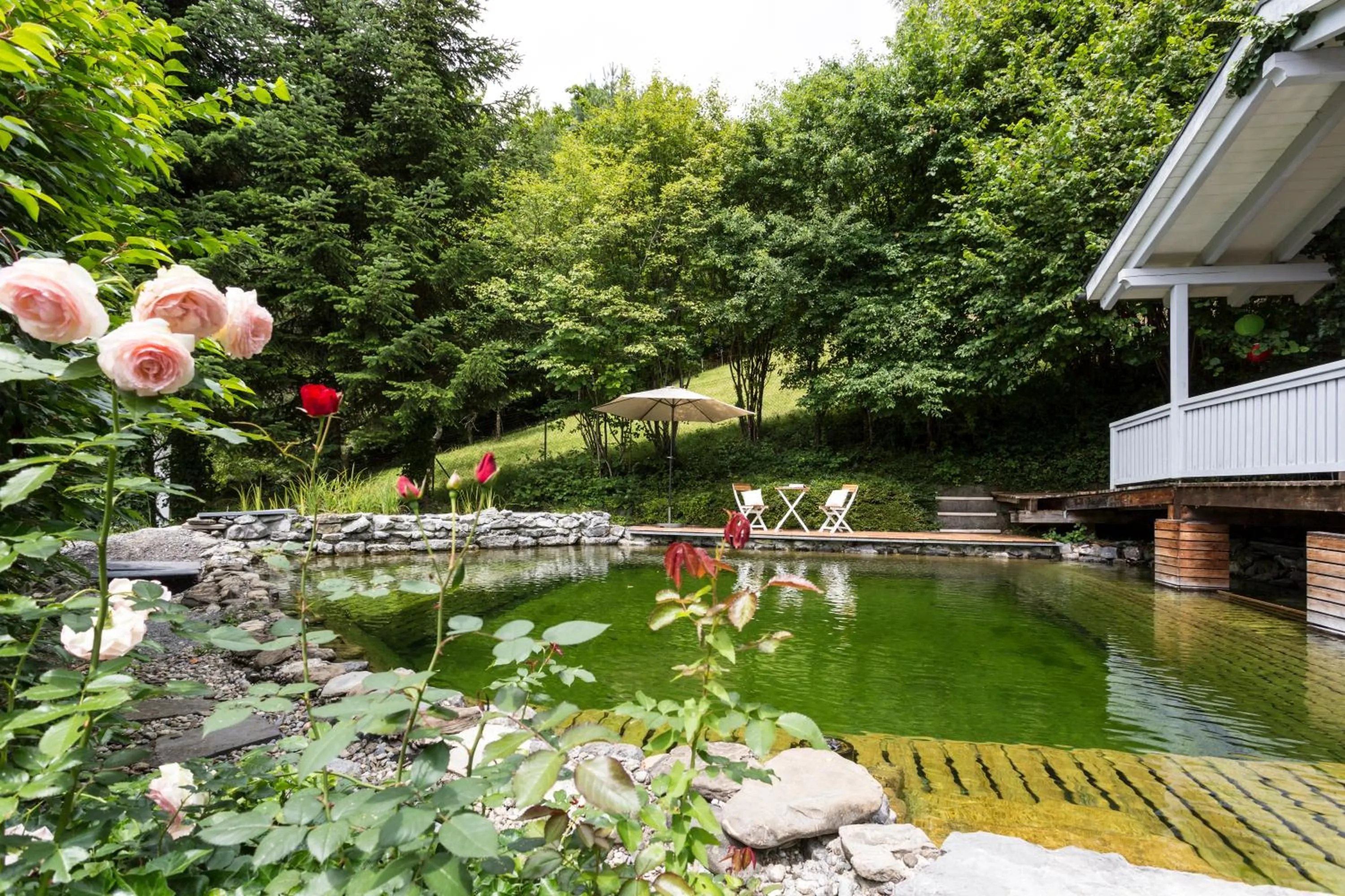 Garden in Boutiquehotel Bergvilla
