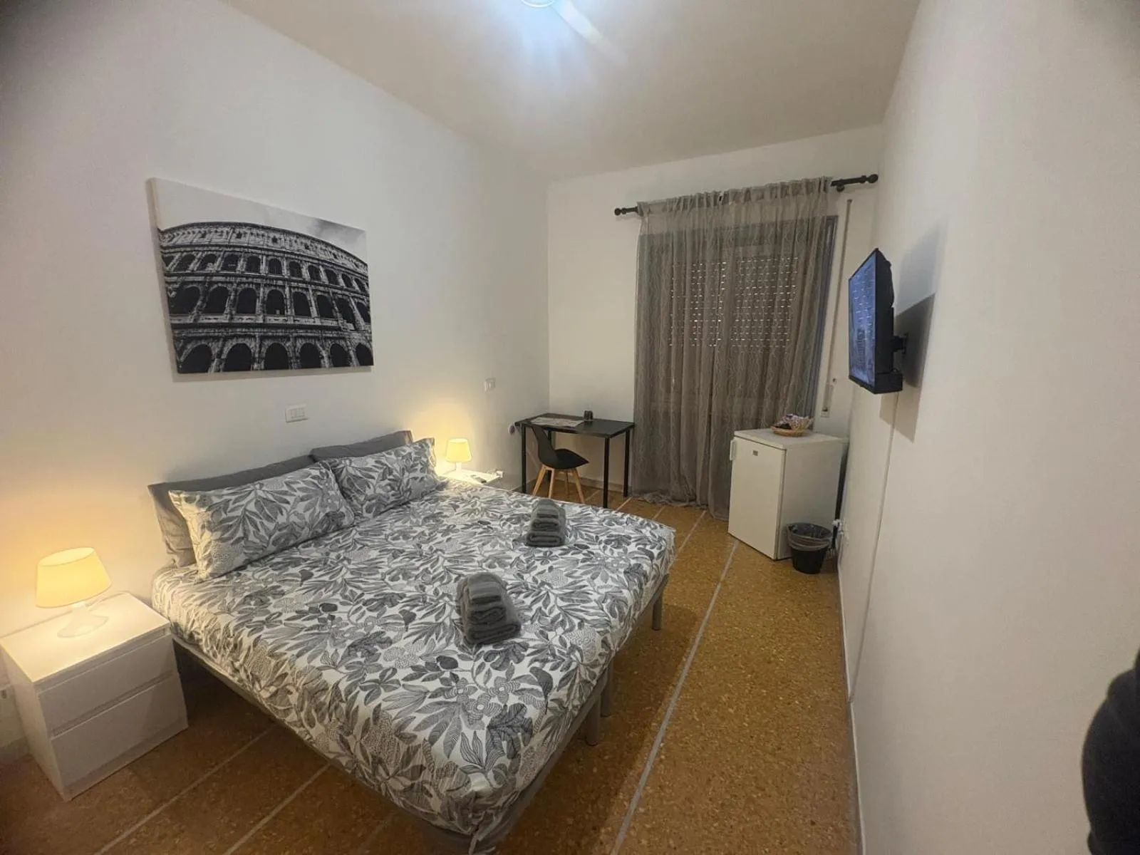 Bedroom, Bed in B&B Stelle Di Roma