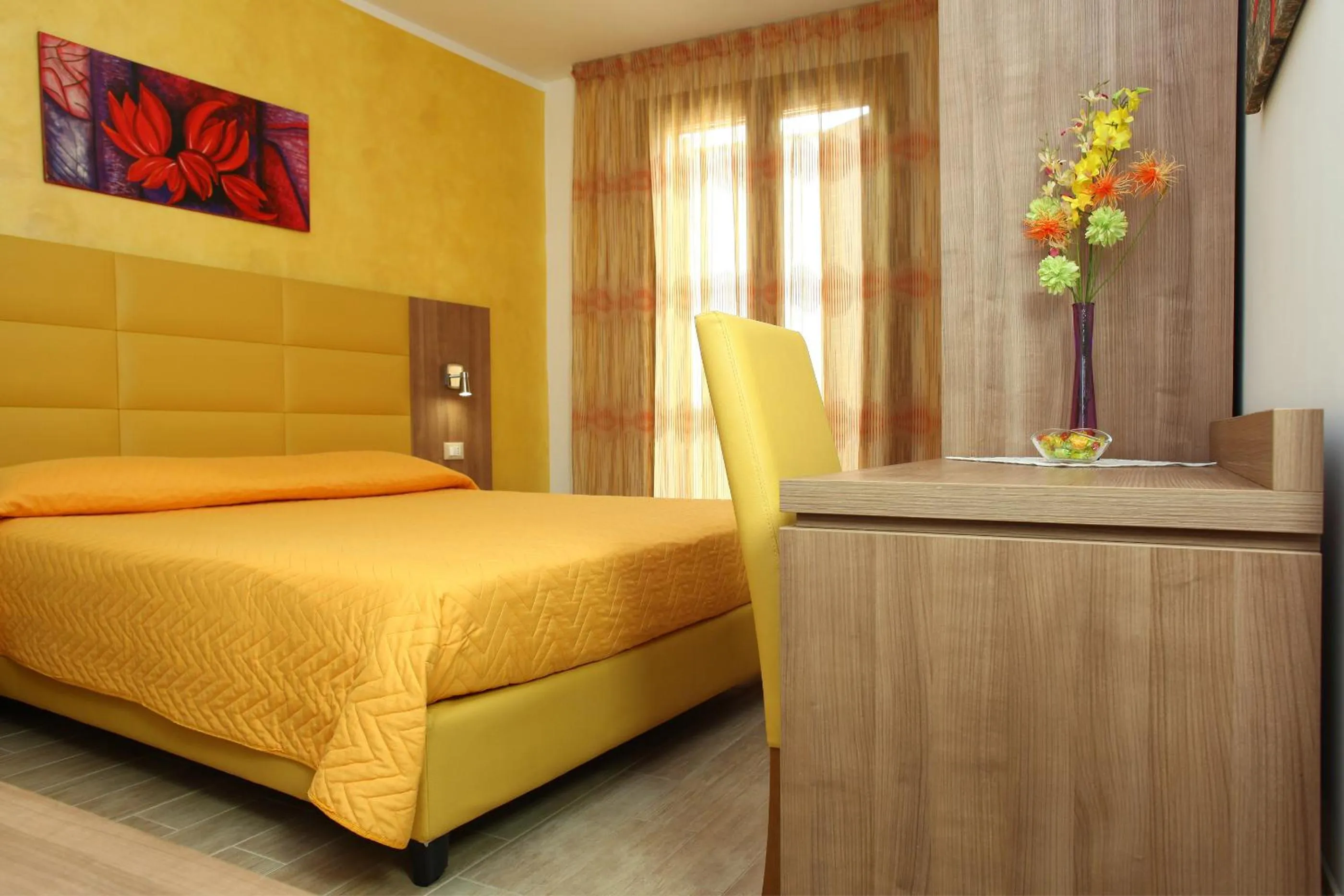 Balcony/Terrace, Bed in Coralia Bed & Breakfast