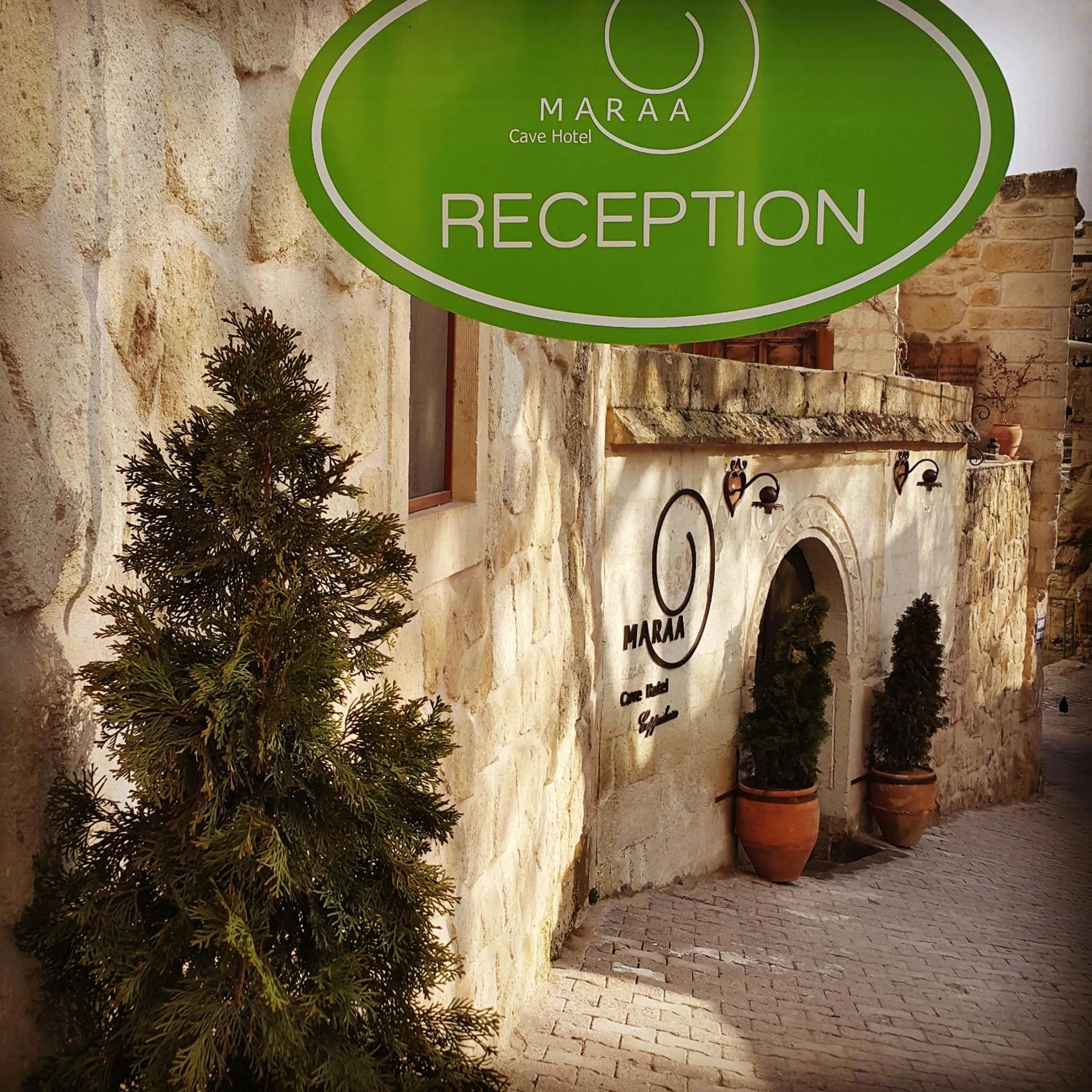 Facade/entrance in Elaa Cave Hotel