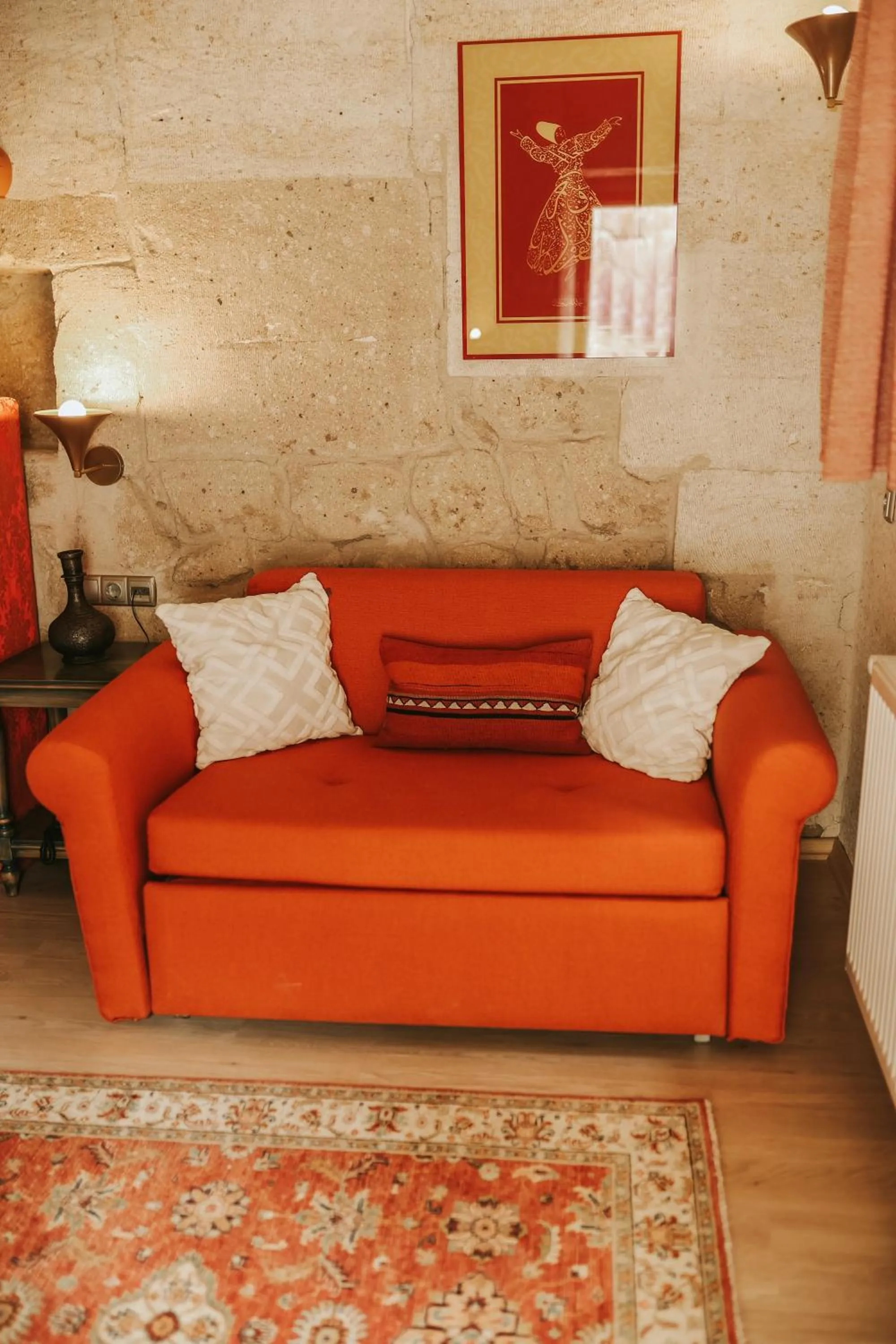 Seating area in Elaa Cave Hotel