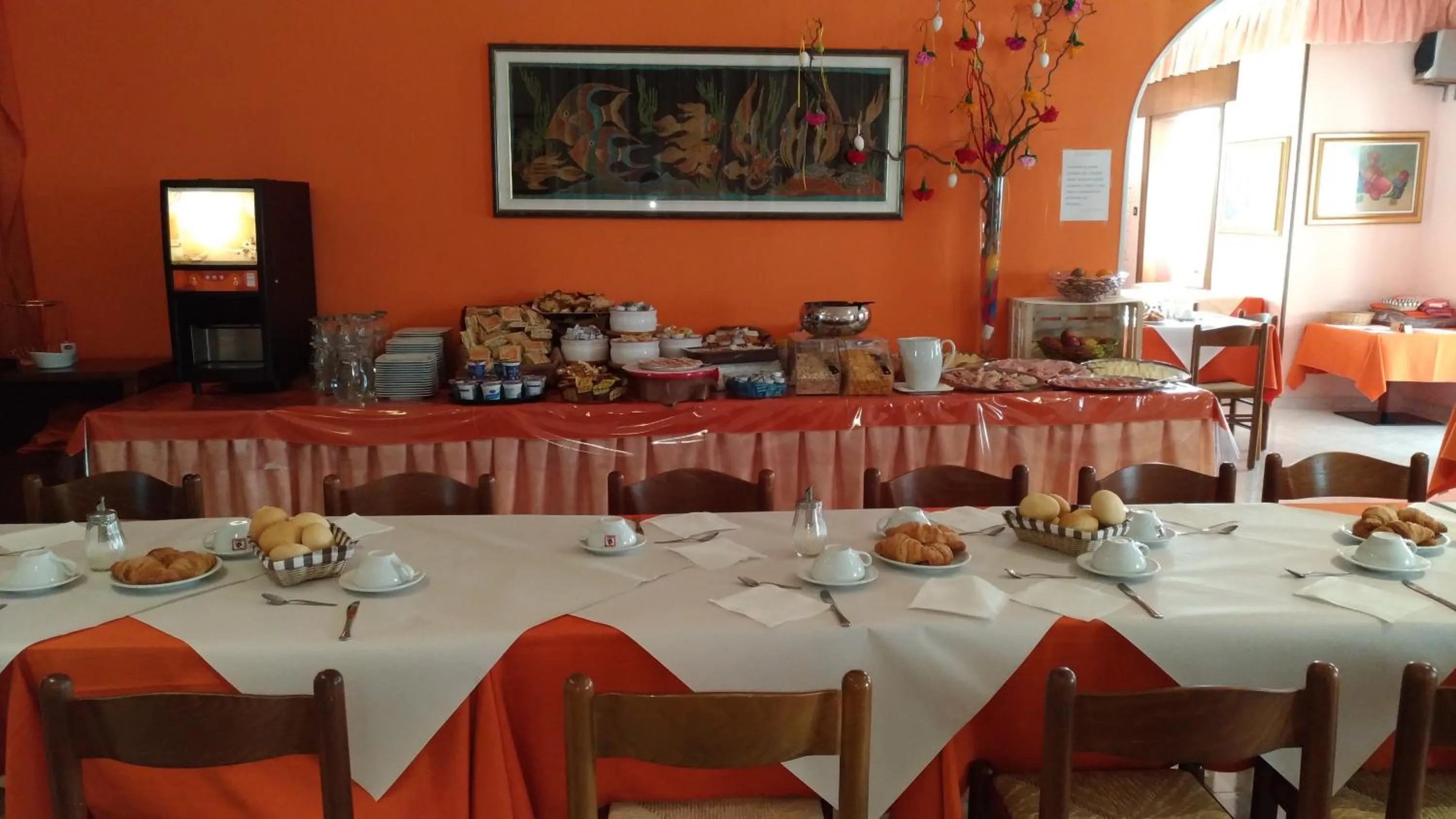 Buffet breakfast in Hotel Rex