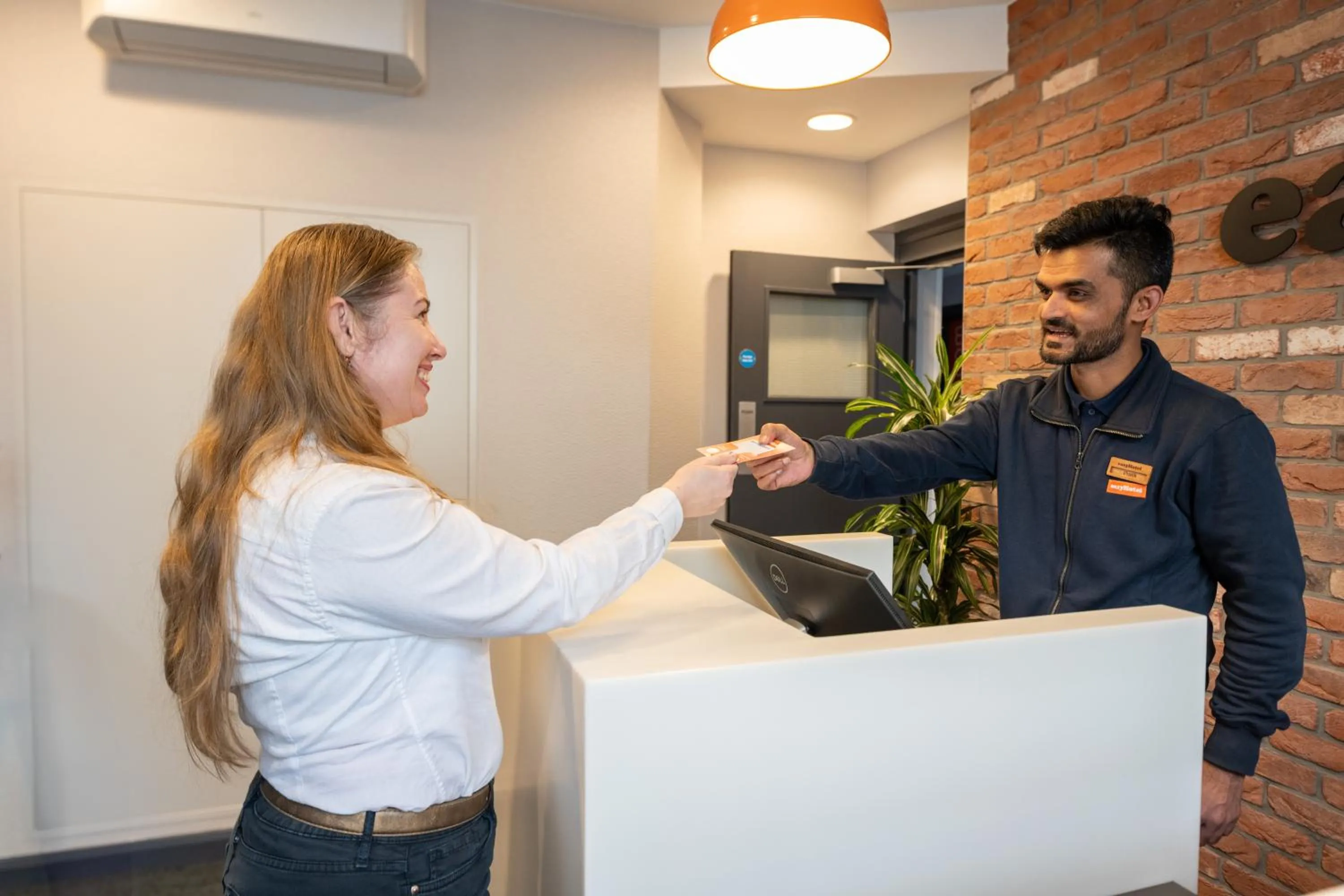 Lobby or reception in easyHotel Victoria