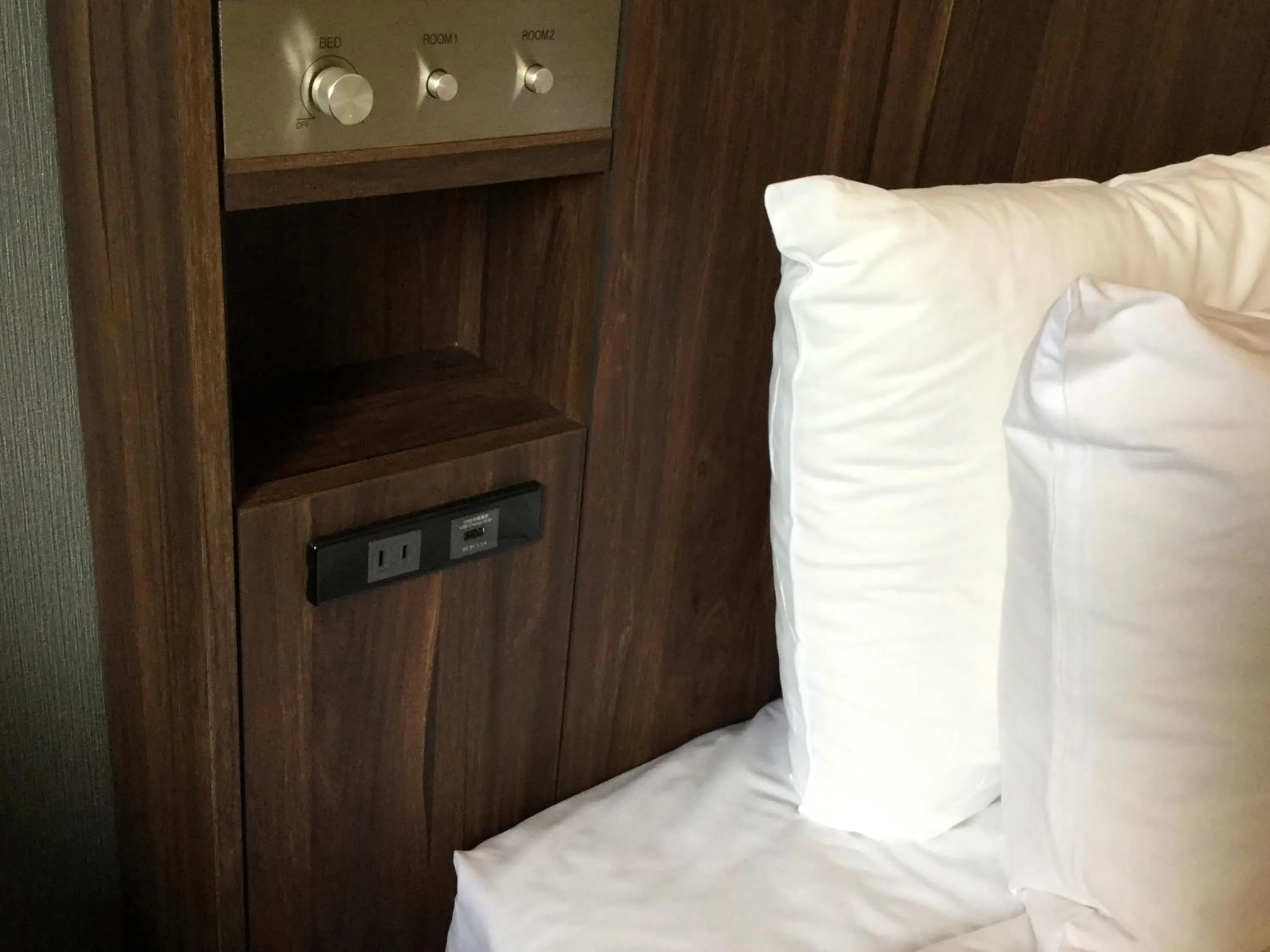 Bed in Hotel Folkloro Kakunodate