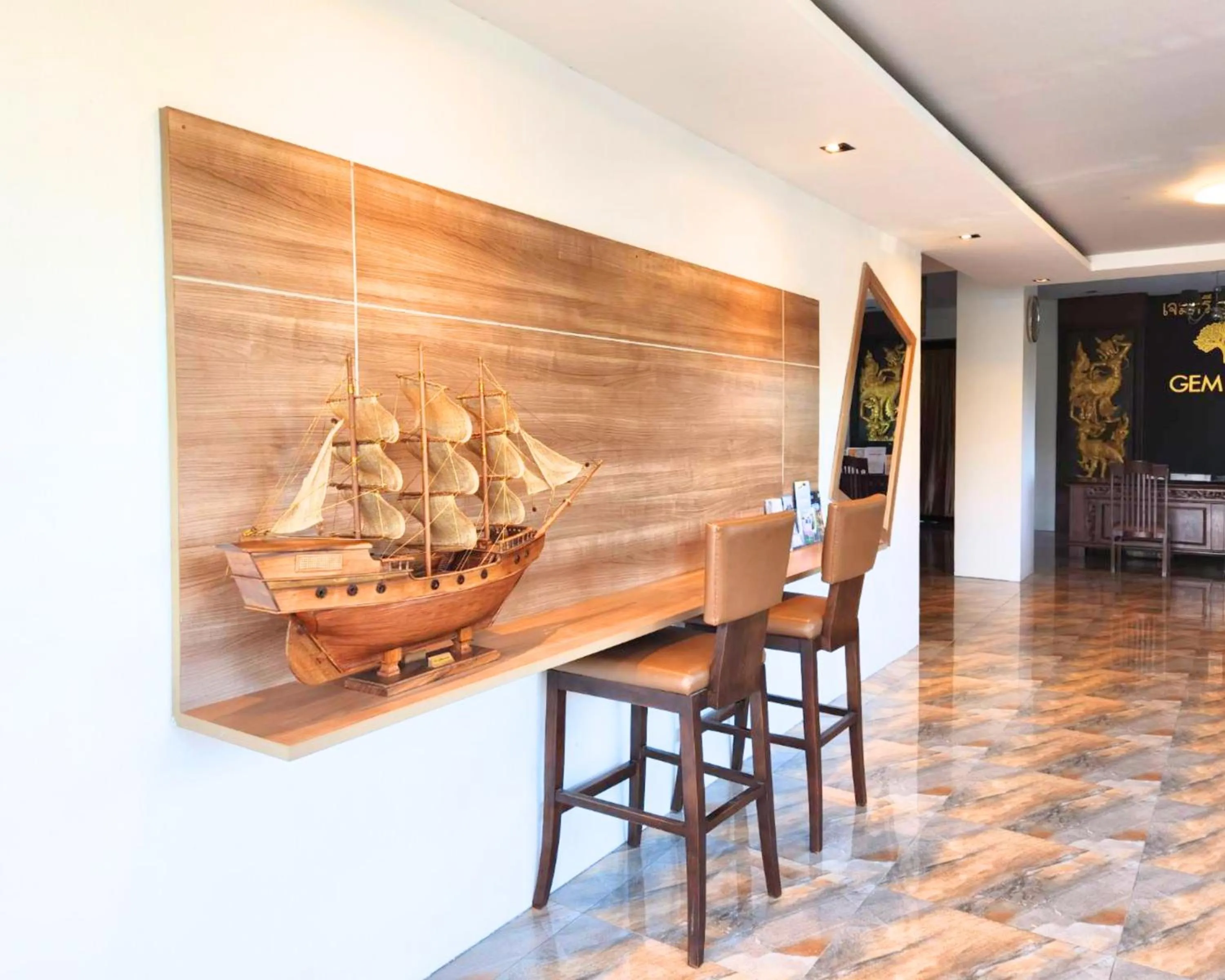 Lobby or reception in AIRBEST Gemtree Lampang Hotel