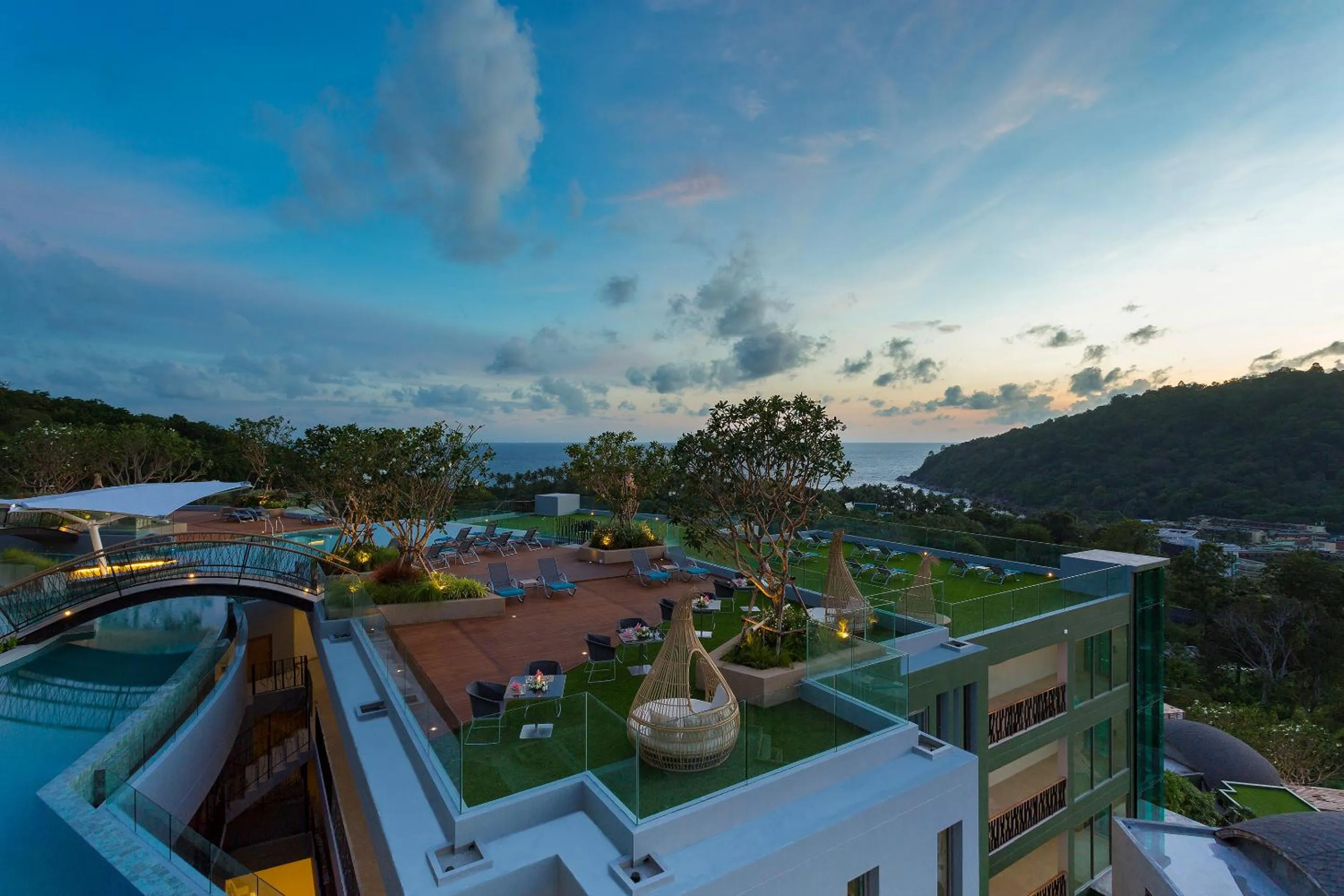 Bird's eye view in Crest Resort & Pool Villas - SHA Extra Plus