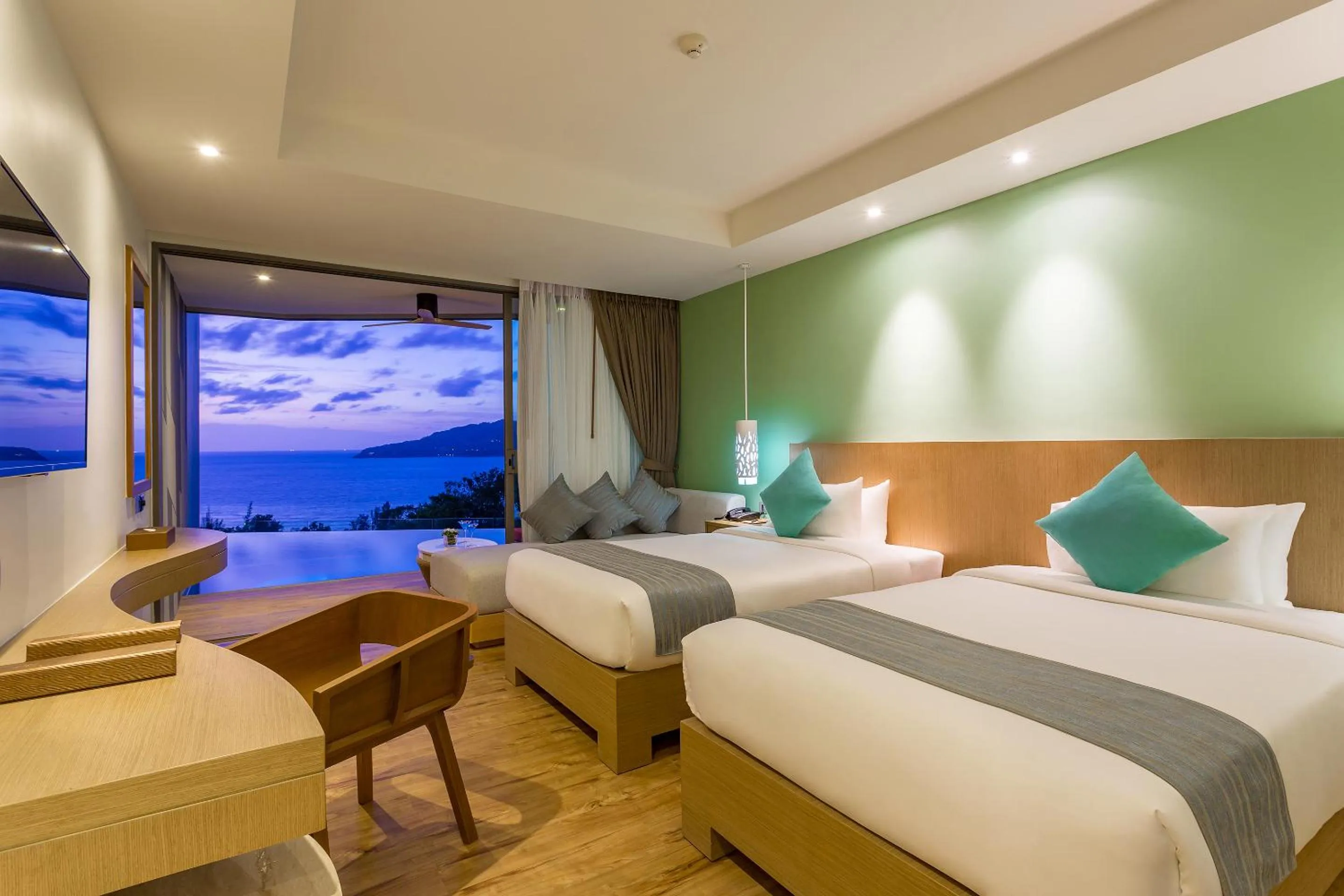 Bed in Crest Resort & Pool Villas - SHA Extra Plus