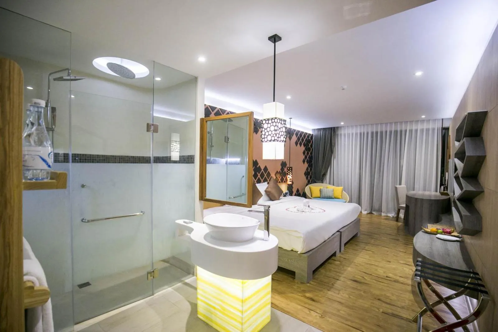Bathroom, Bed in Crest Resort & Pool Villas - SHA Extra Plus
