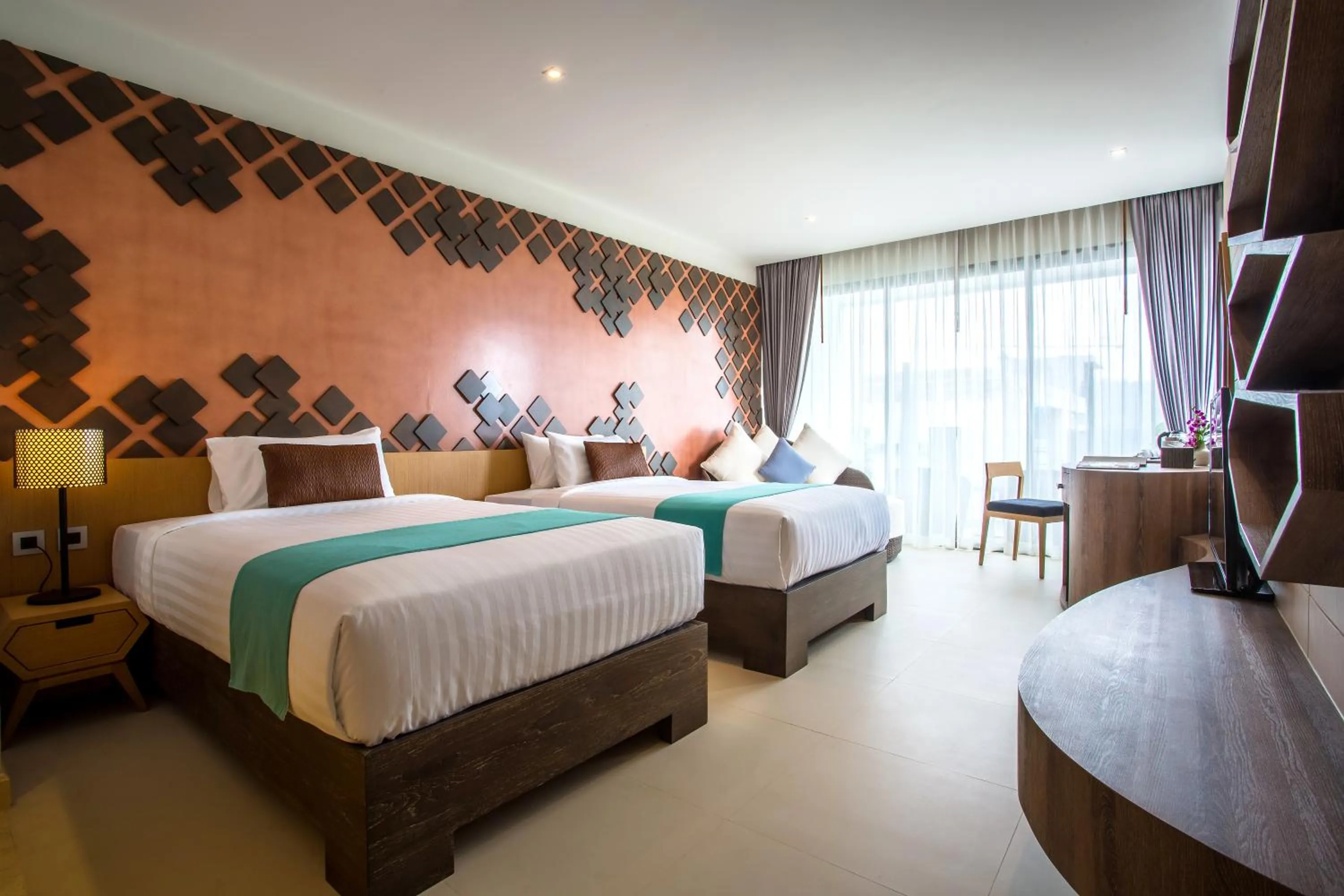 Bed in Crest Resort & Pool Villas - SHA Extra Plus