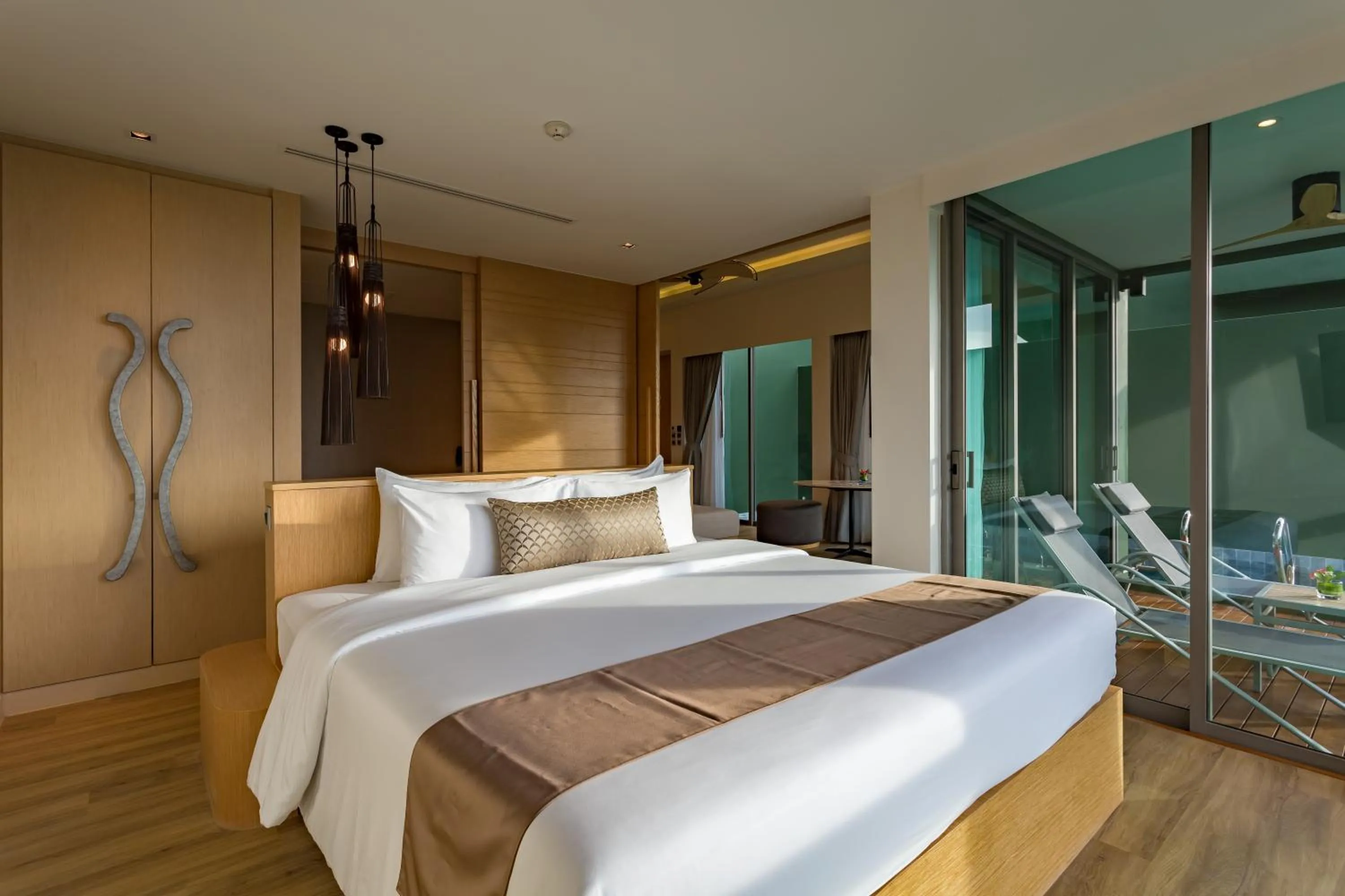 Bed in Crest Resort & Pool Villas - SHA Extra Plus