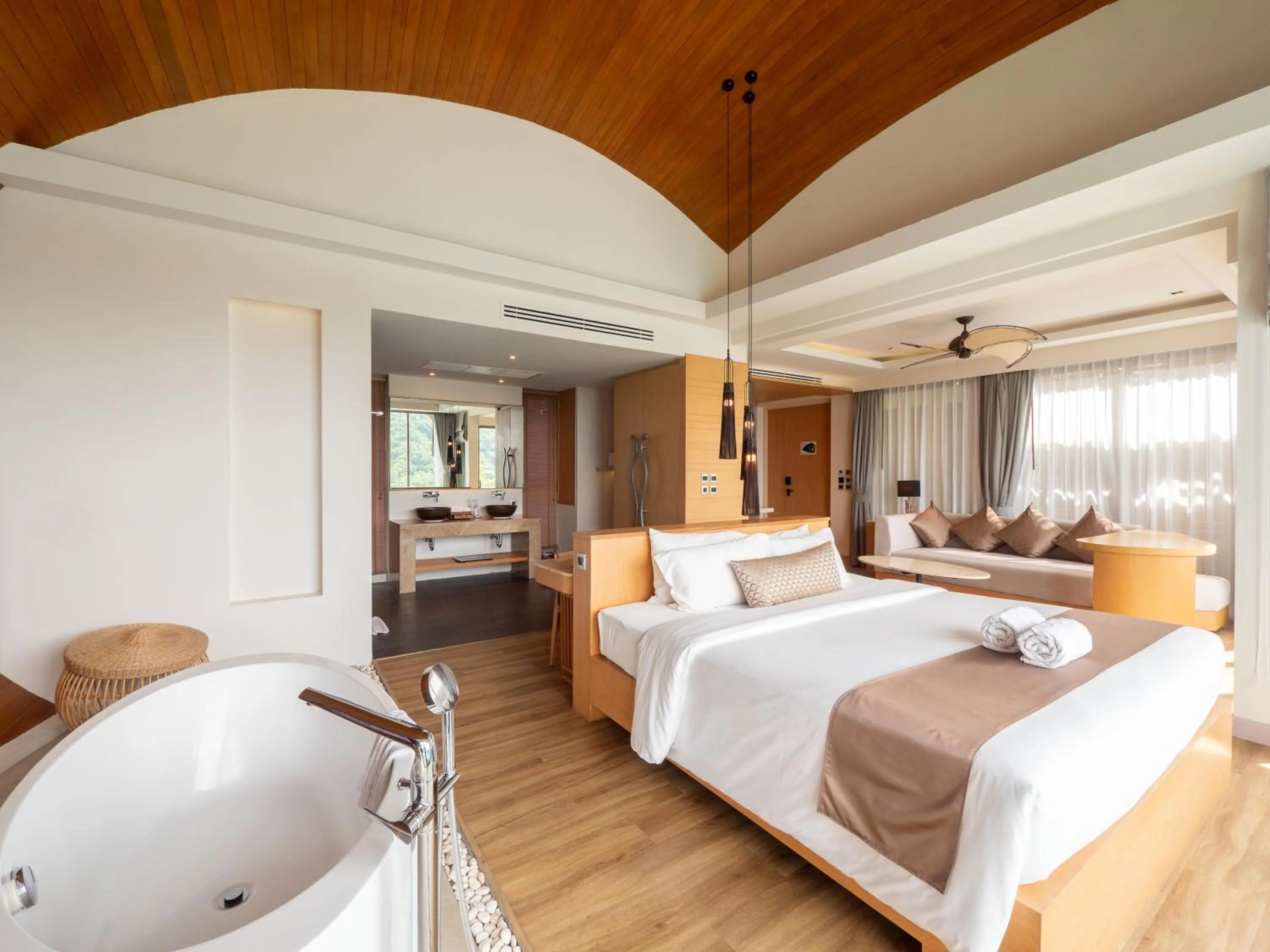 Bed in Crest Resort & Pool Villas - SHA Extra Plus