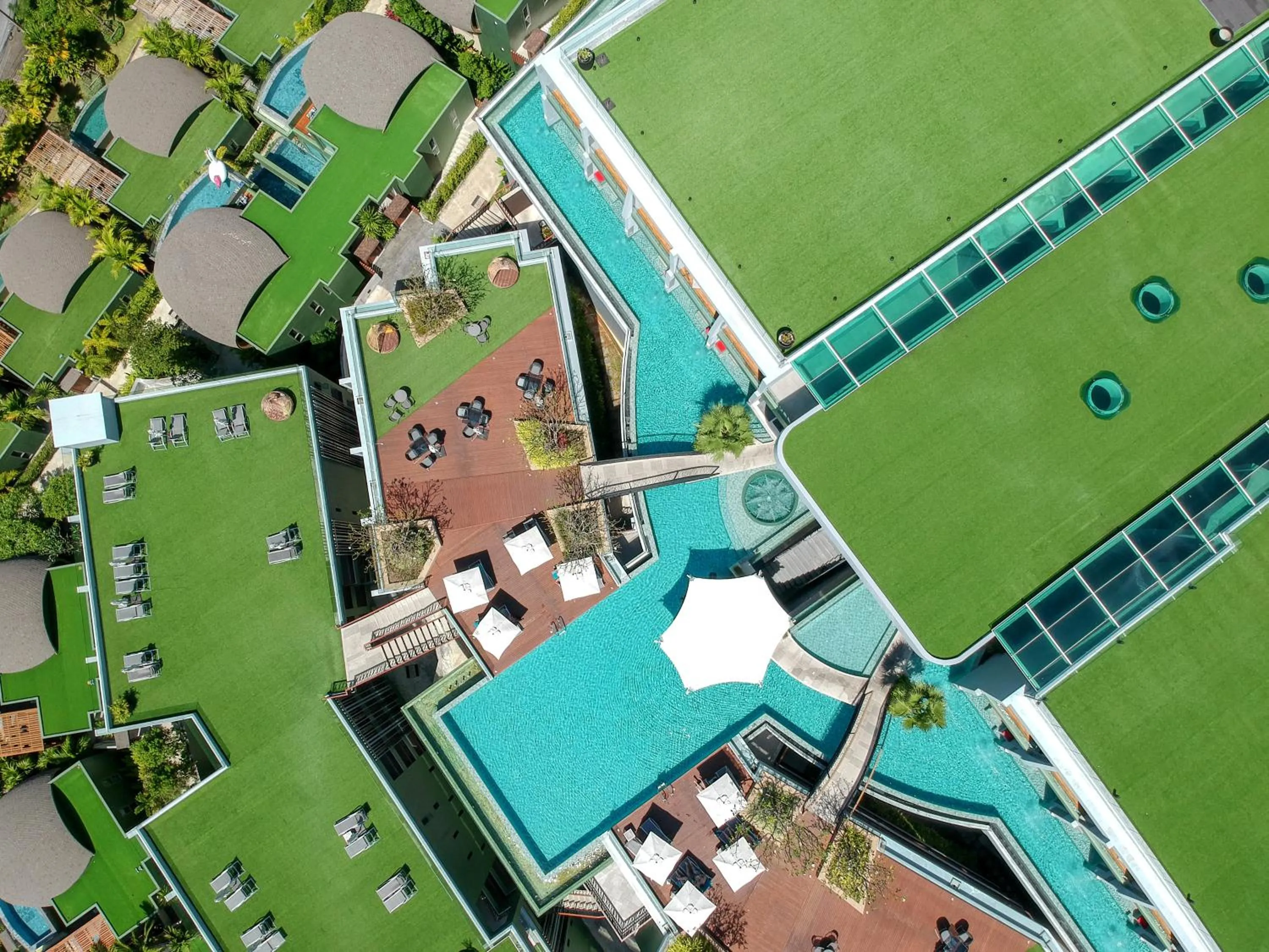 Bird's eye view in Crest Resort & Pool Villas - SHA Extra Plus