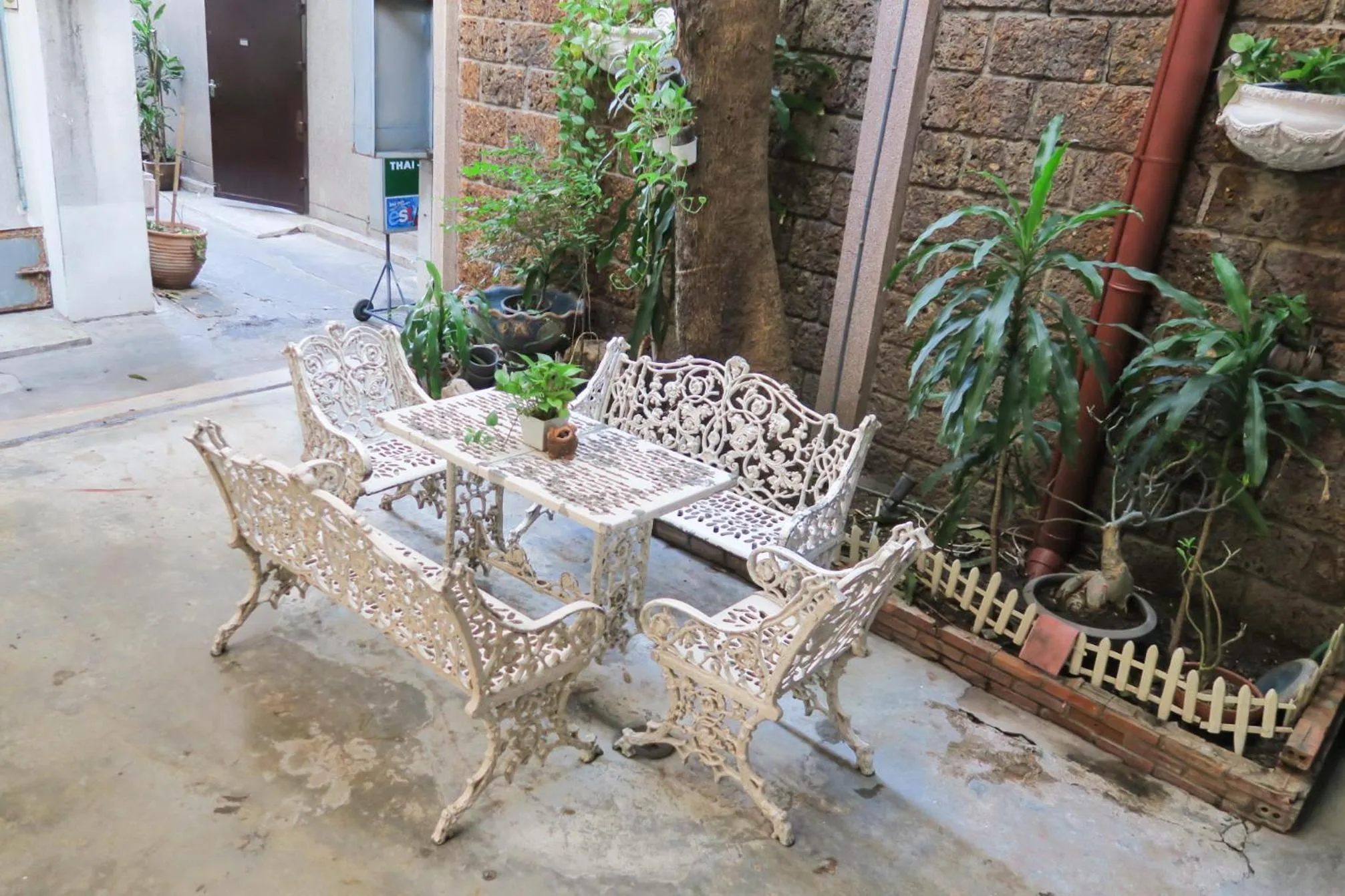 Patio in The Grand Palace Hotel