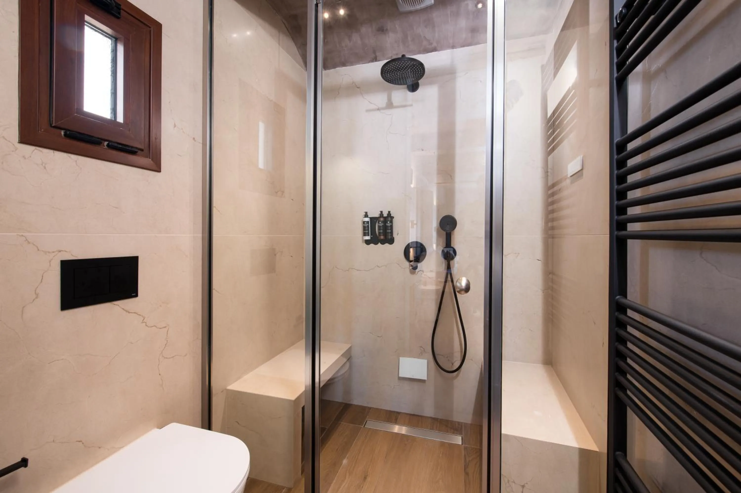 Shower in Tsikeli Boutique Hotel Meteora - Adults Friendly