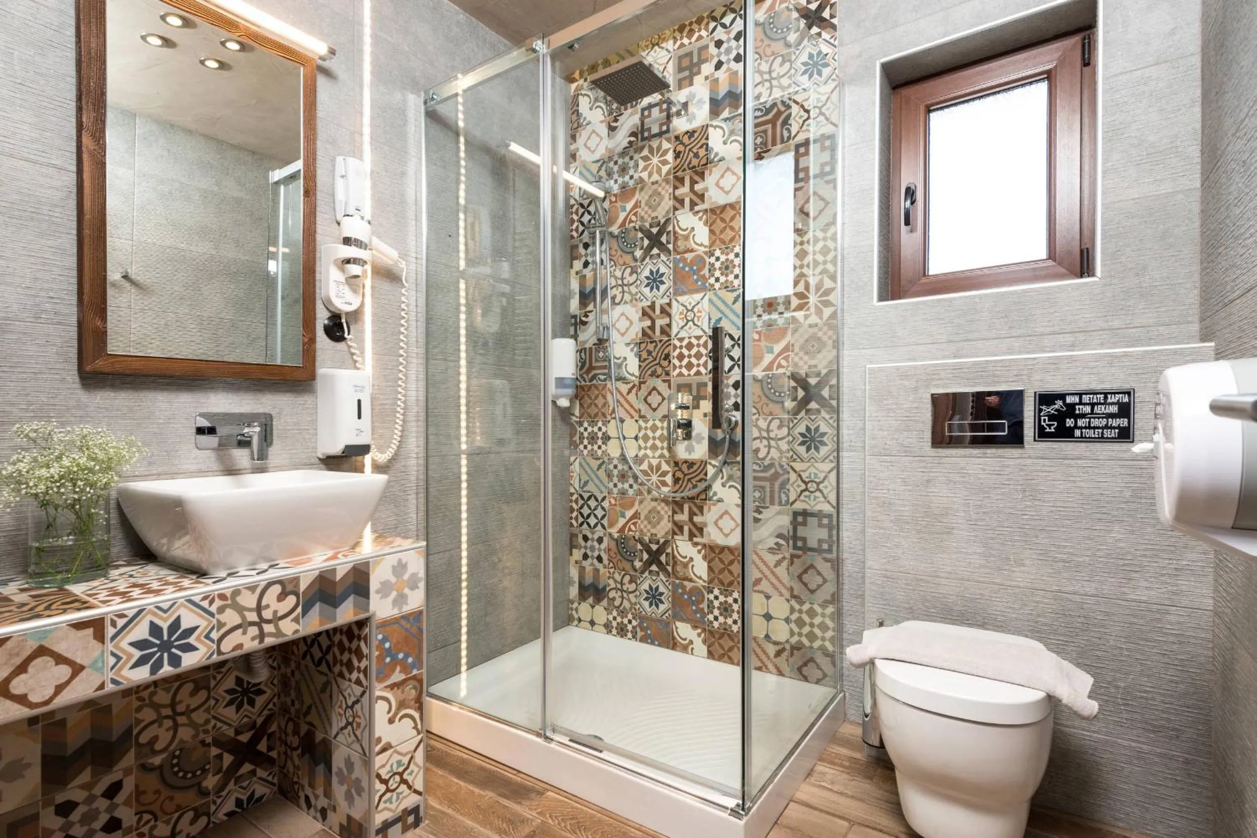Shower in Tsikeli Boutique Hotel Meteora - Adults Friendly