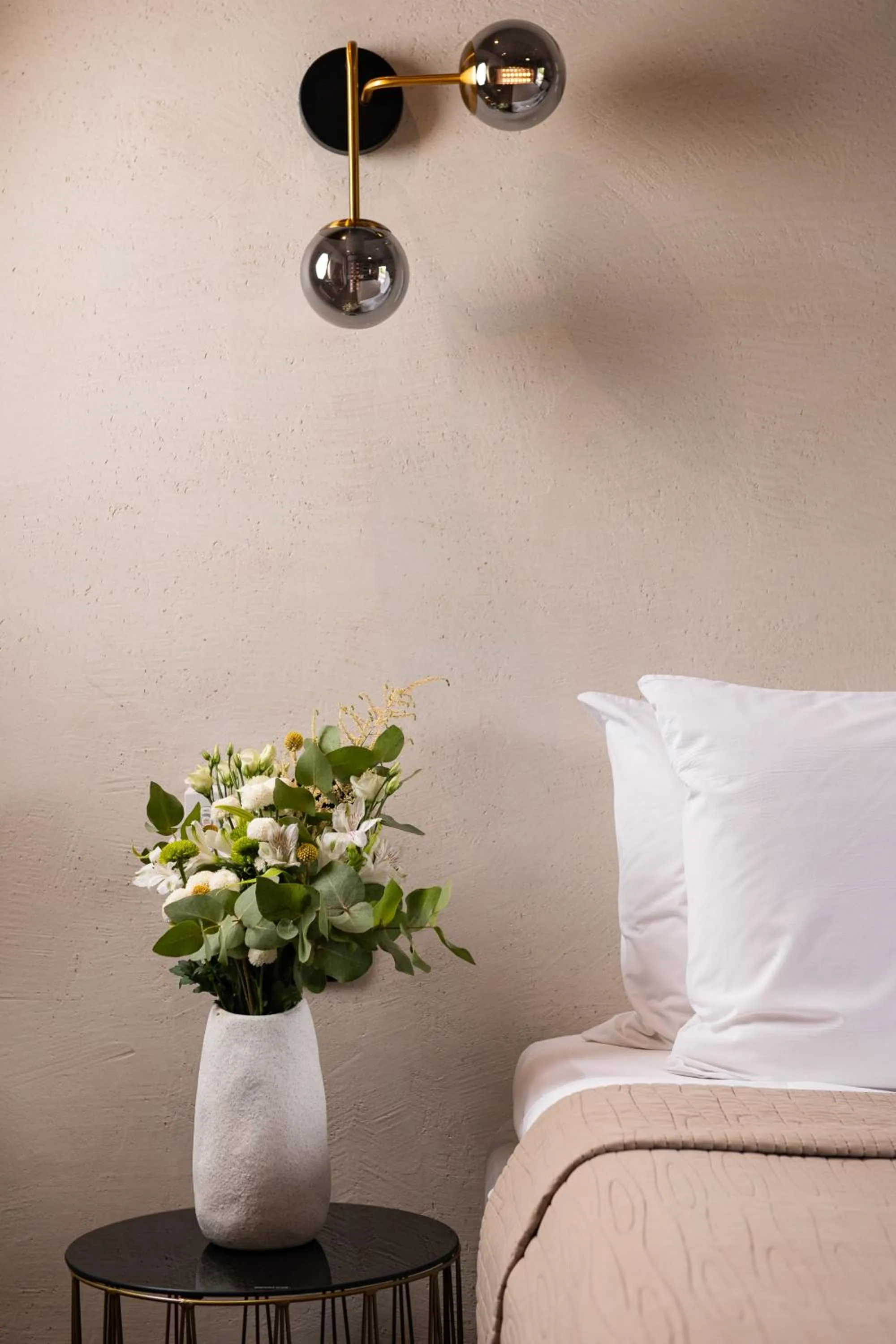 Bed in Tsikeli Boutique Hotel Meteora - Adults Friendly