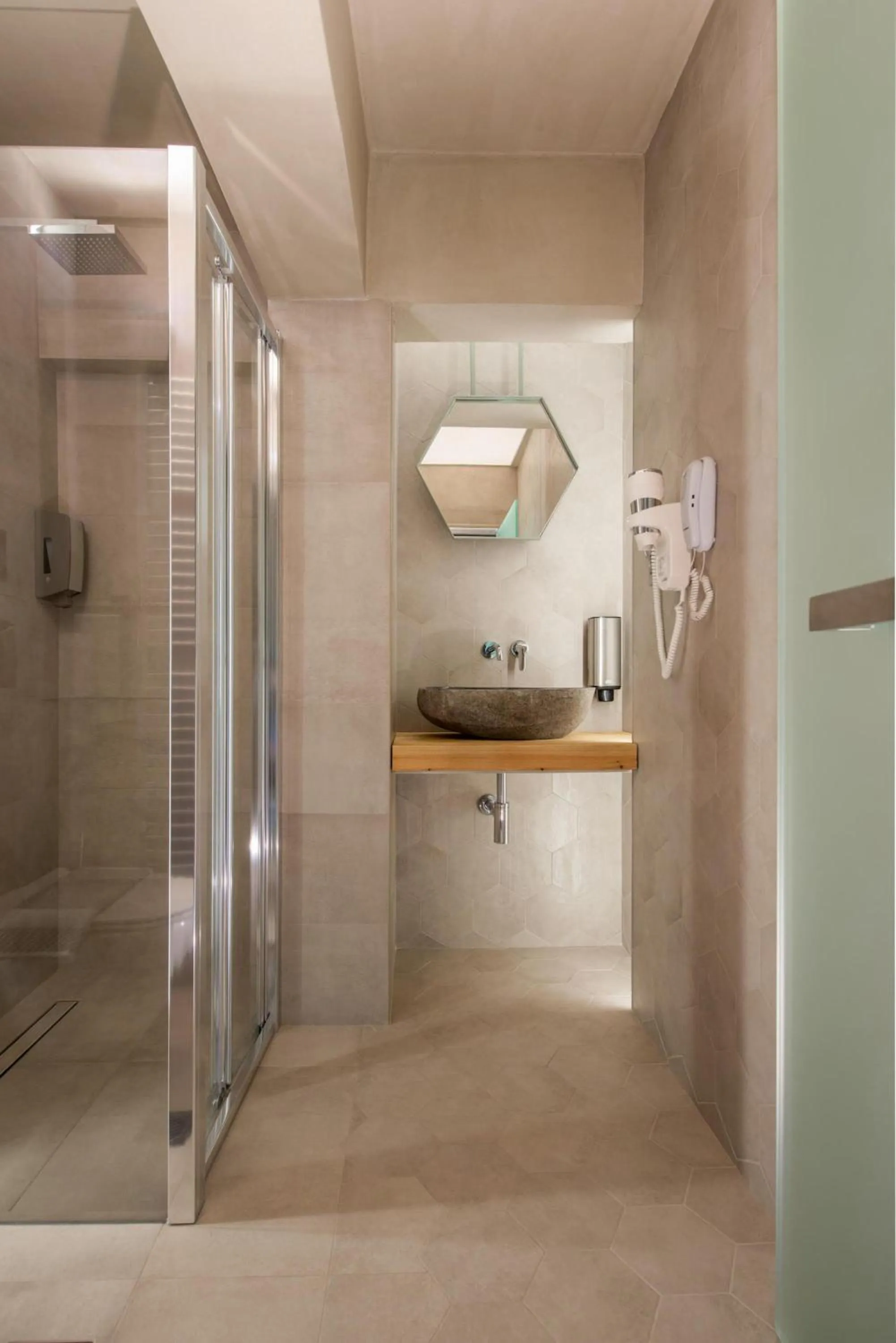 Shower in Tsikeli Boutique Hotel Meteora - Adults Friendly