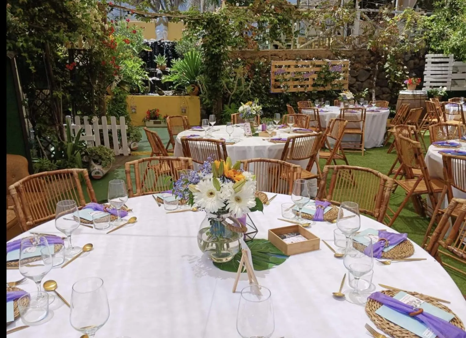 Garden in Hotel Rural La Raya 1866