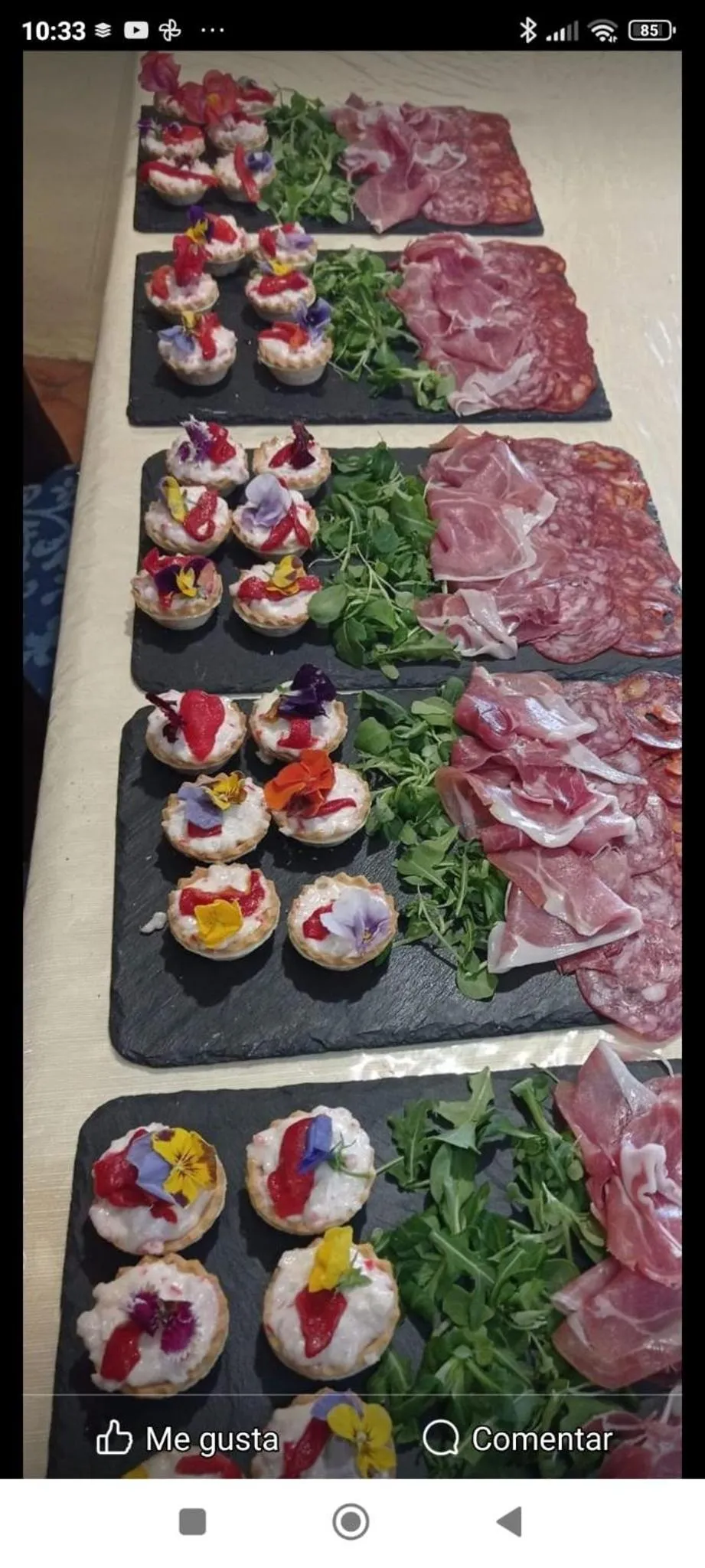 Food in Hotel Rural La Raya 1866