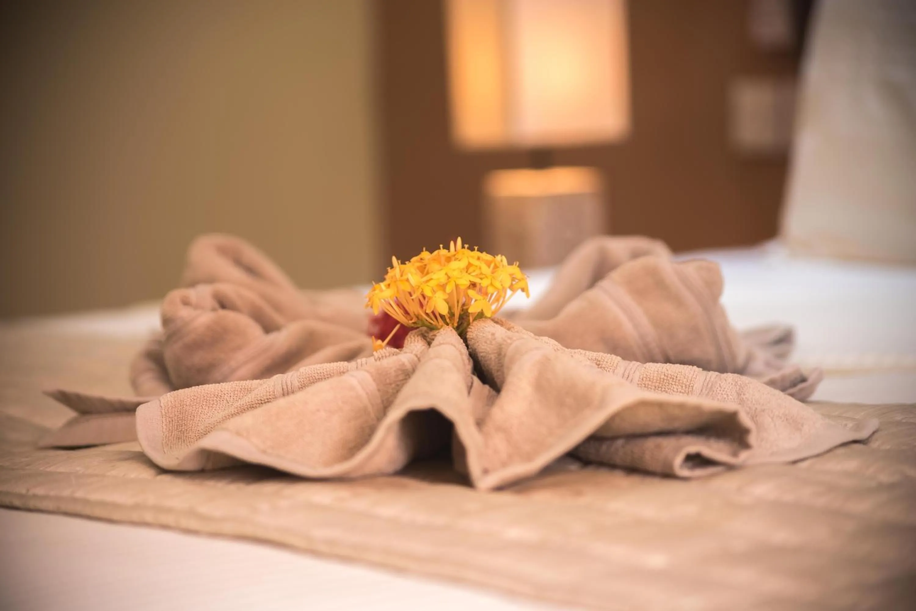 Bed in Oasis Hotel Restaurant & Spa