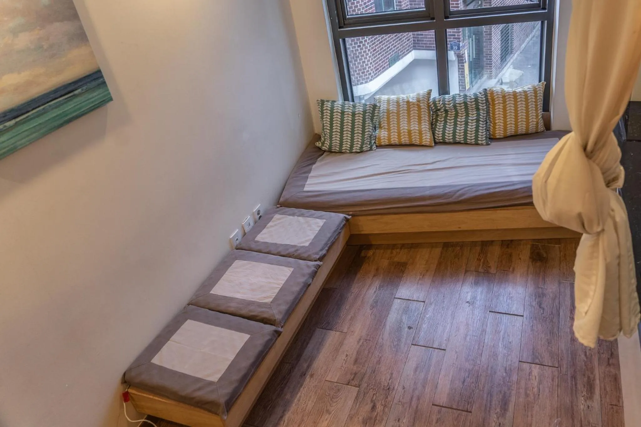 Bed in Myeongdong Artmonstay