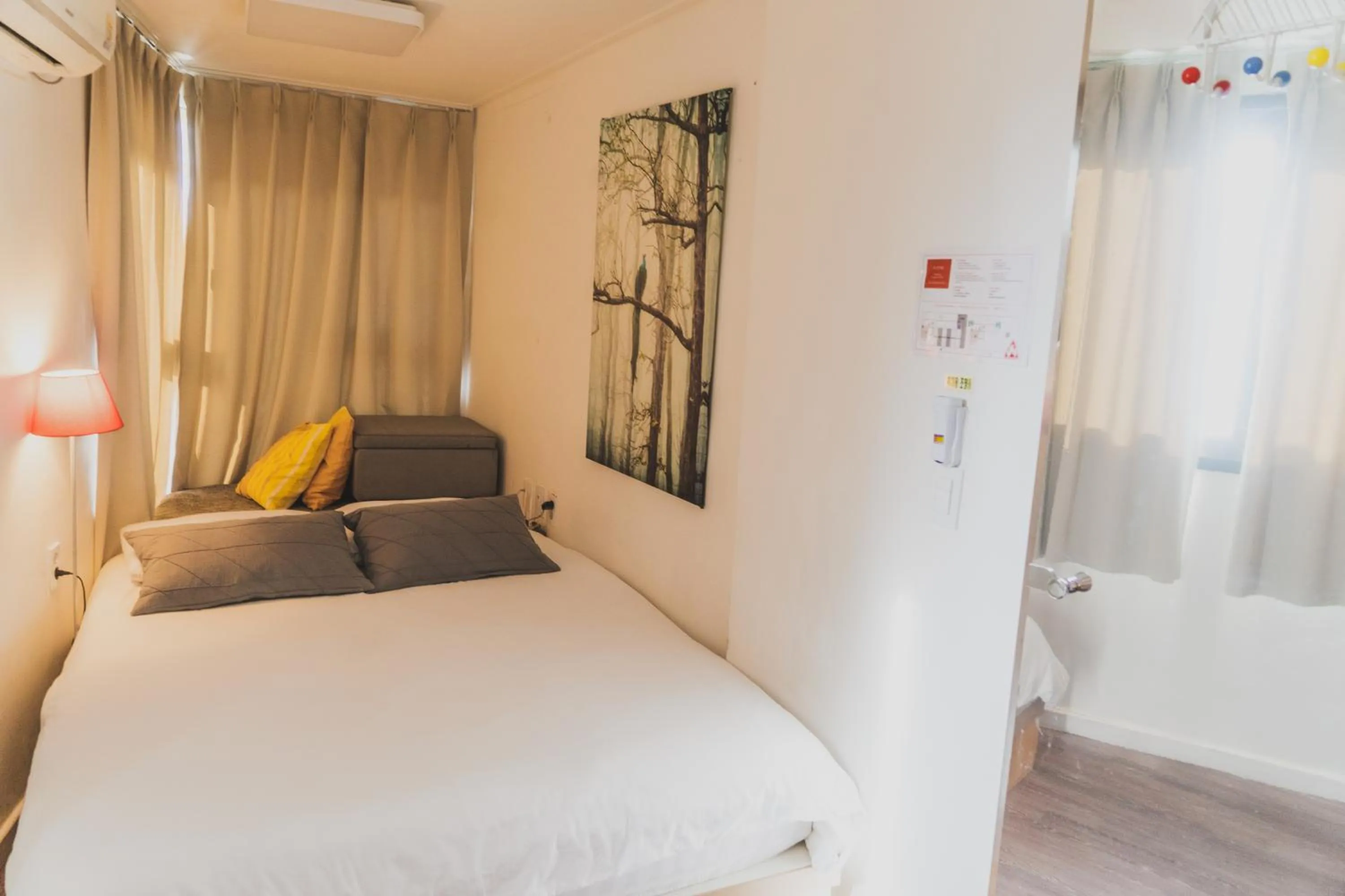 Bed in Myeongdong Artmonstay