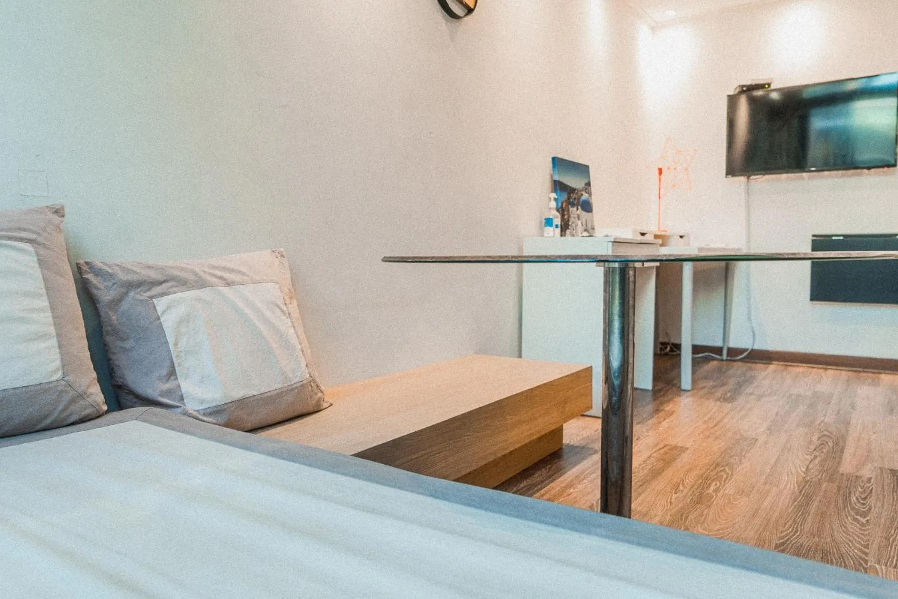 Bed in Myeongdong Artmonstay