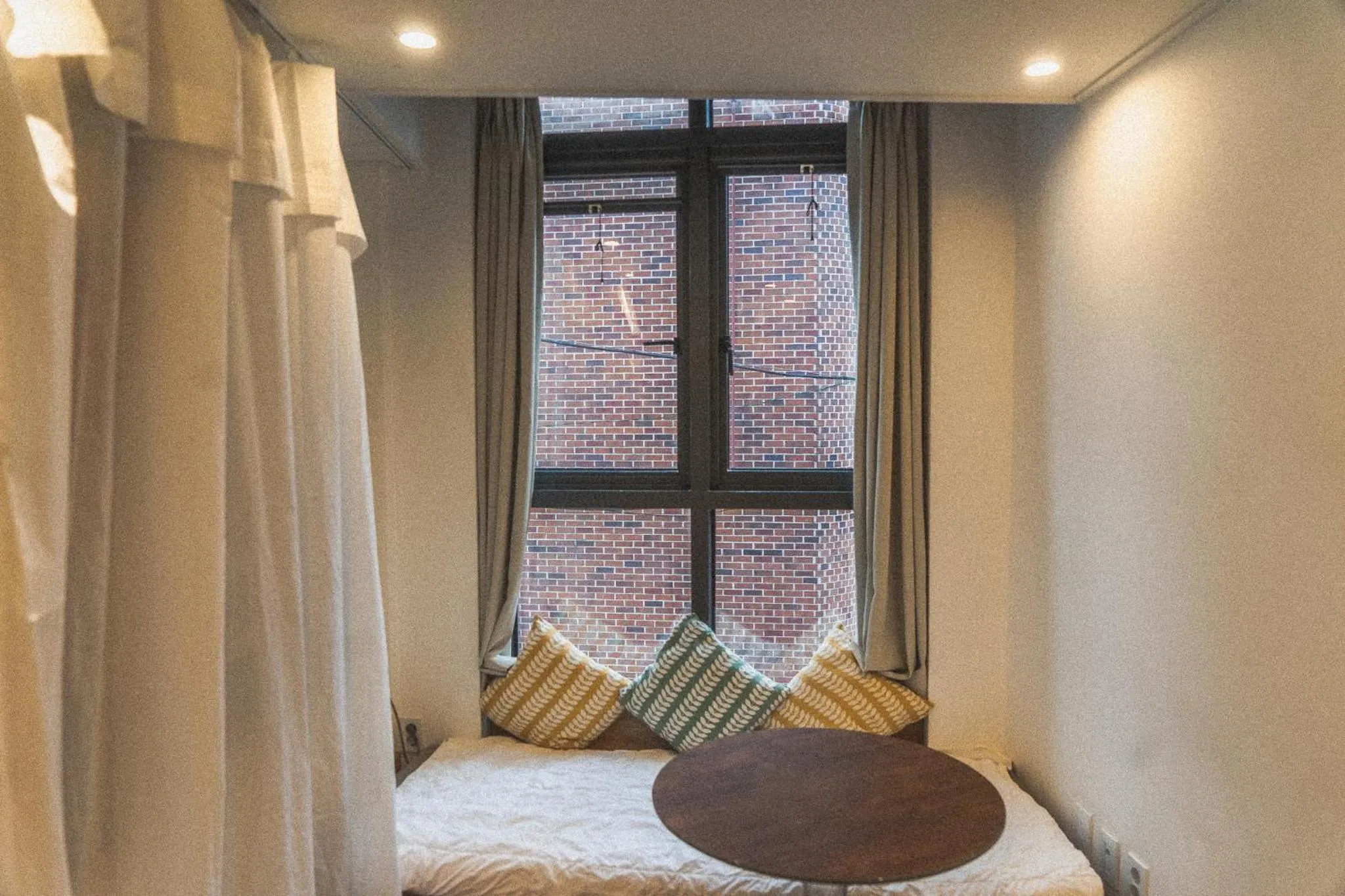 Bed in Myeongdong Artmonstay