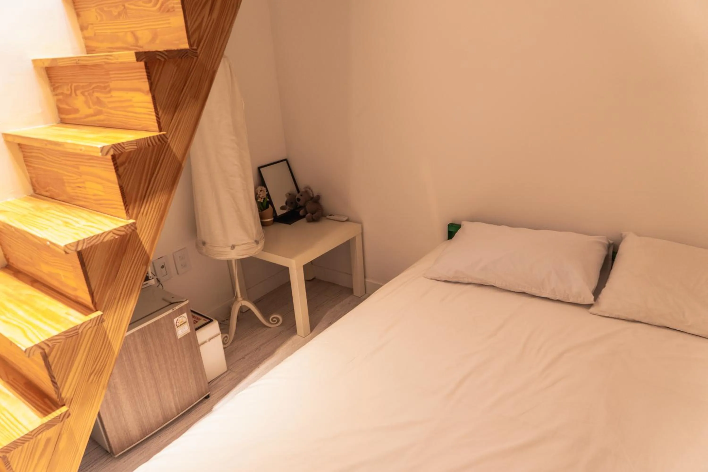 Bed in Myeongdong Artmonstay