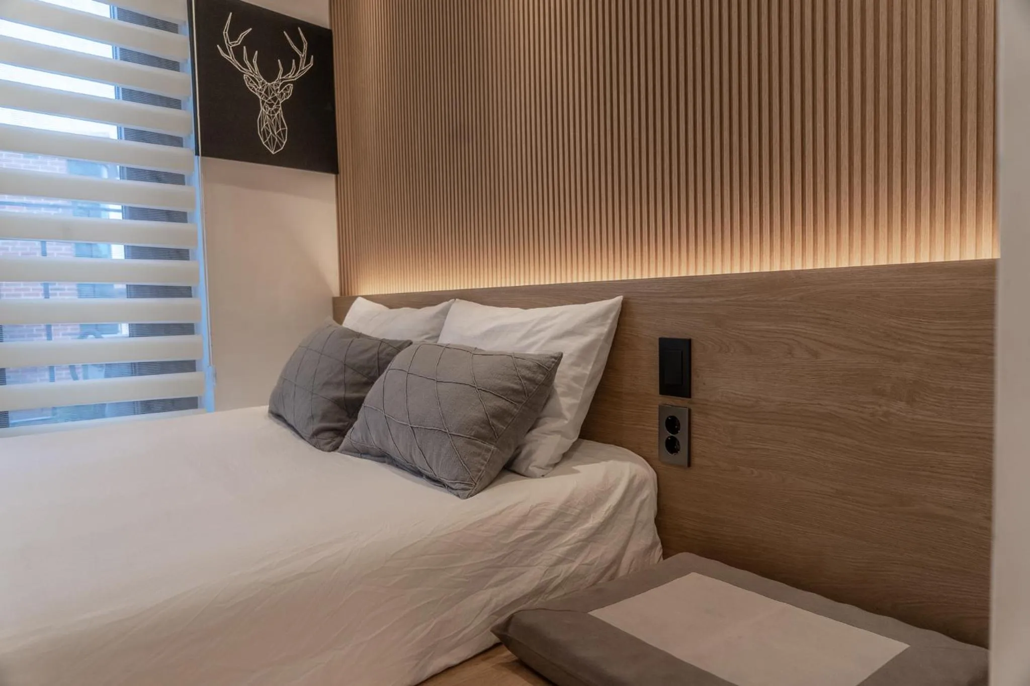 Bed in Myeongdong Artmonstay