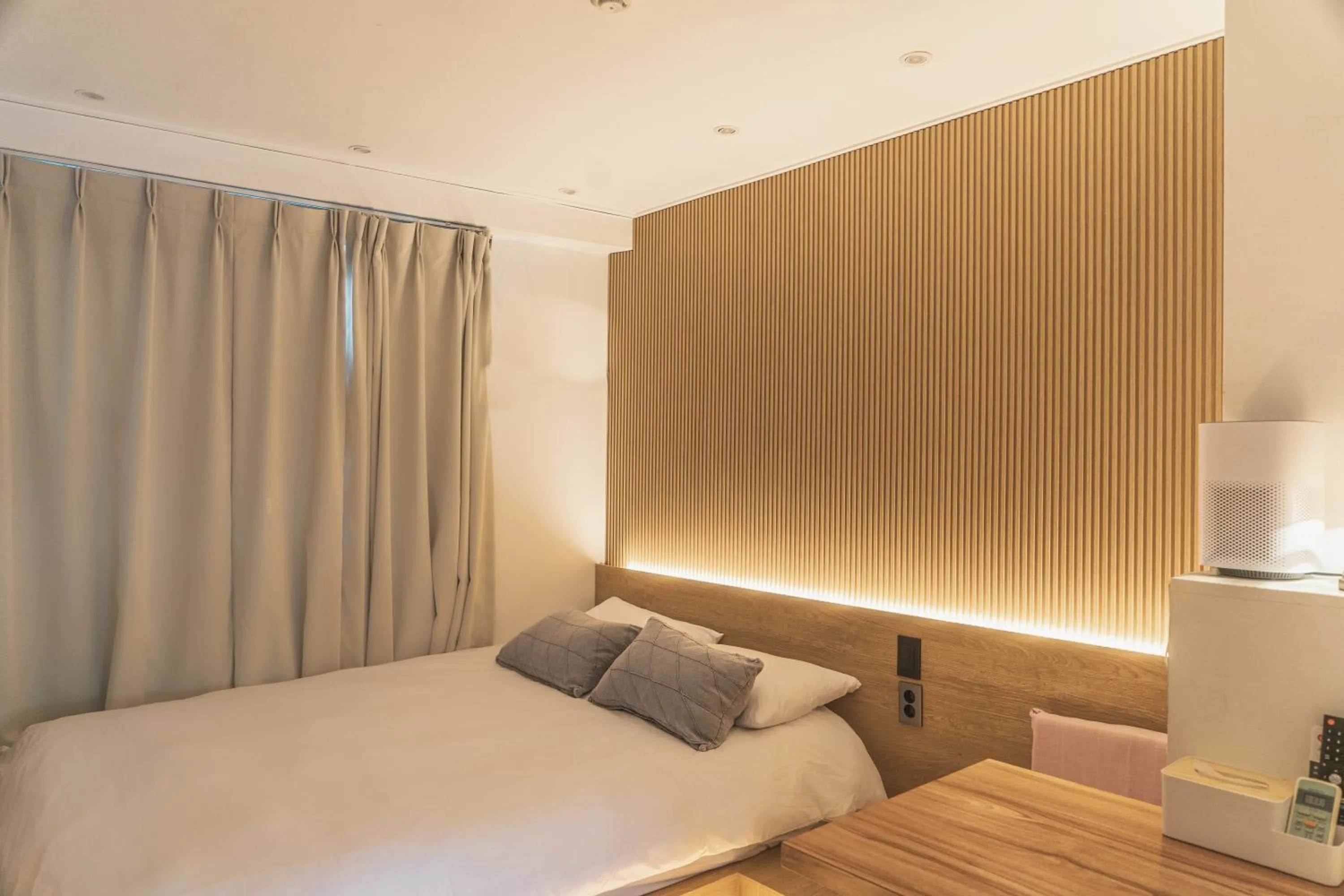 Bed in Myeongdong Artmonstay