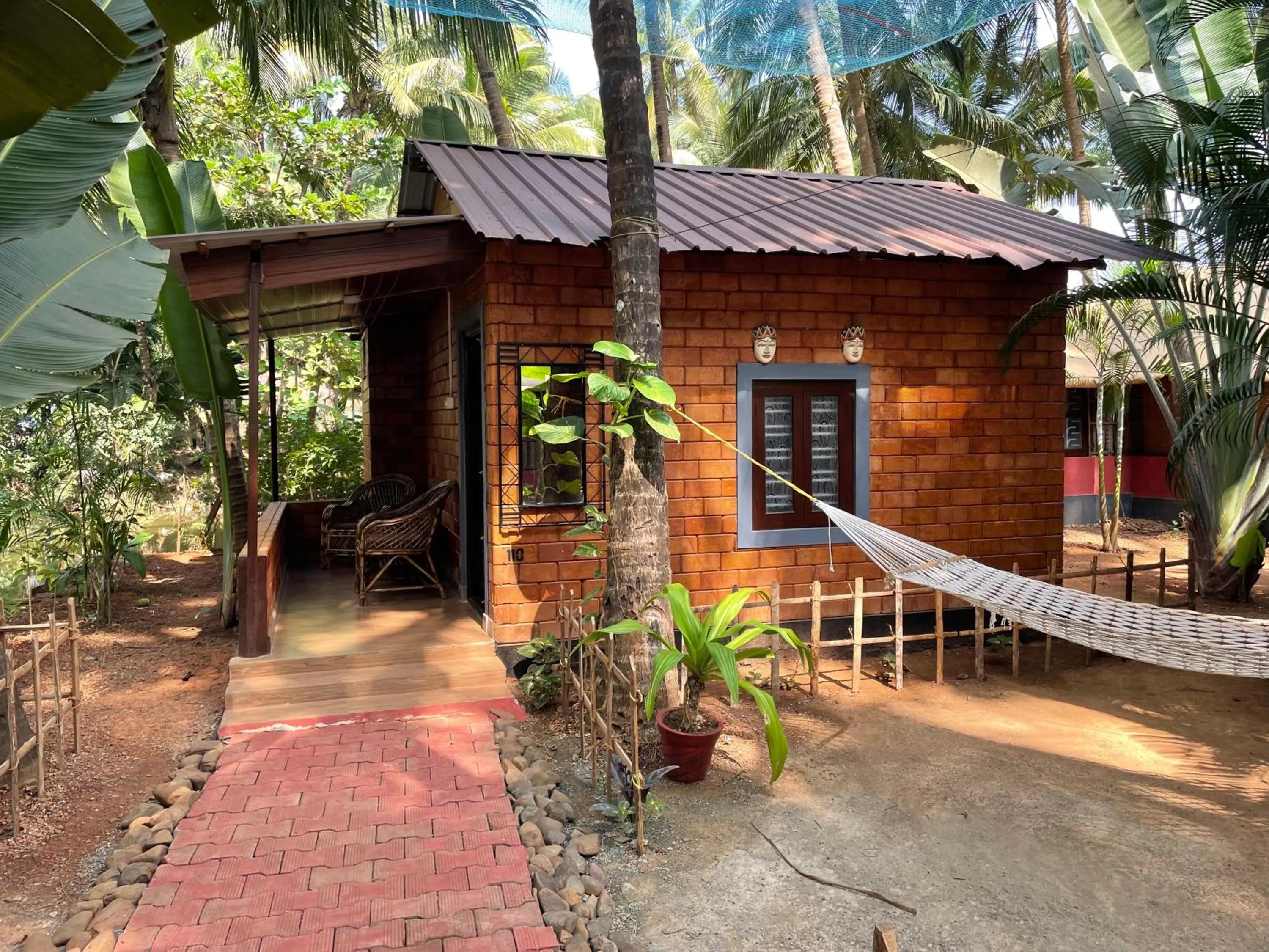 Garden view in Palm Trees Ayurvedic Heritage
