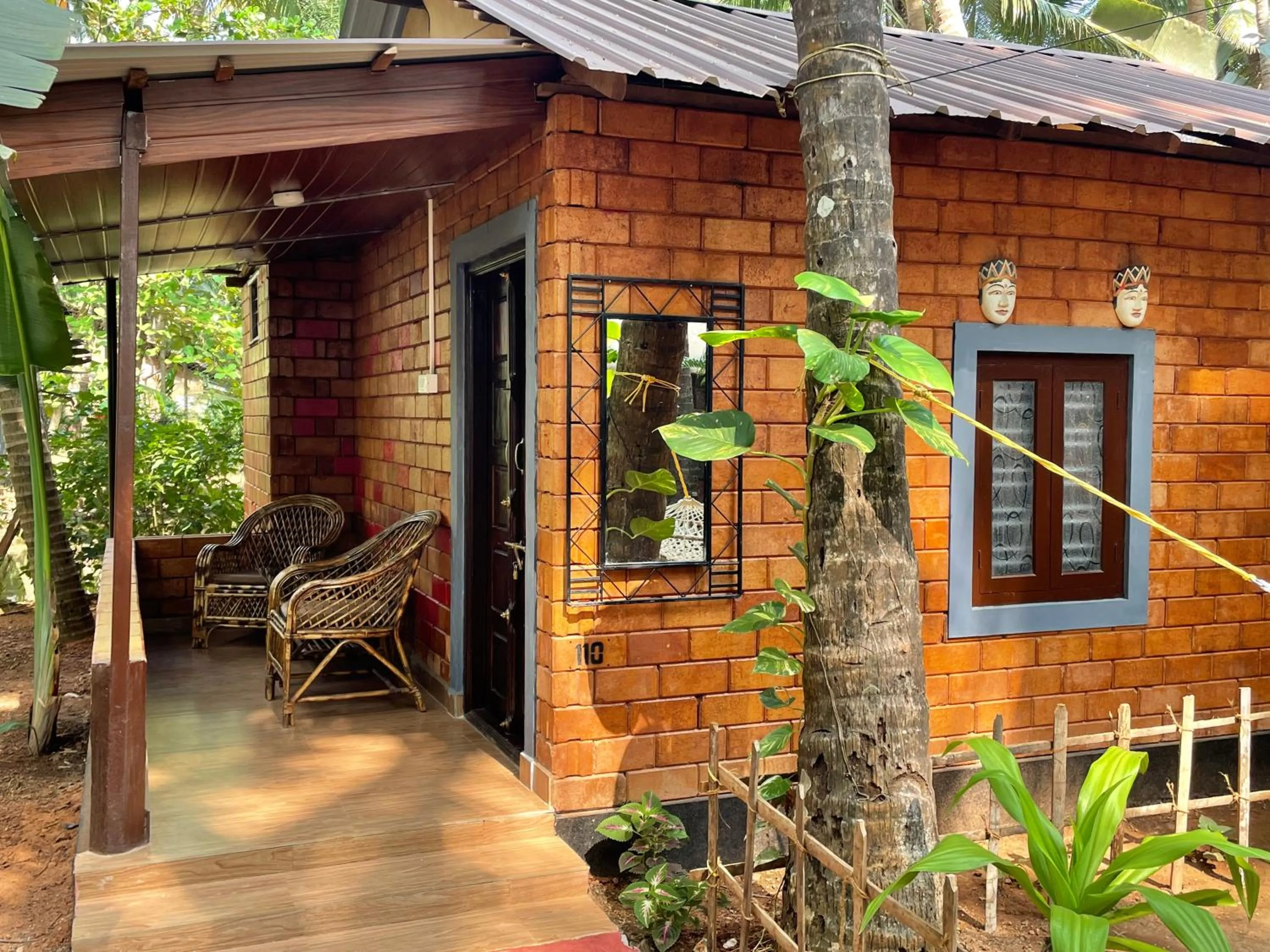 Balcony/Terrace in Palm Trees Ayurvedic Heritage