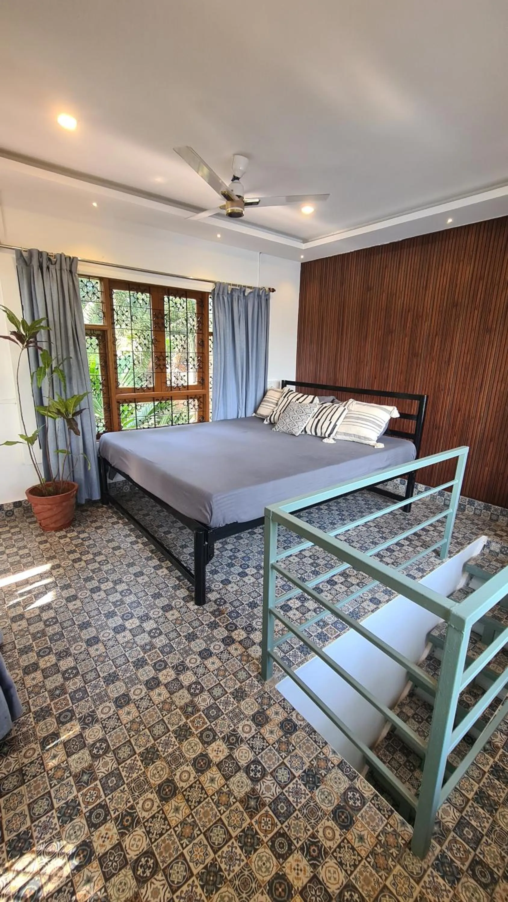 Bedroom, Bed in Palm Trees Ayurvedic Heritage