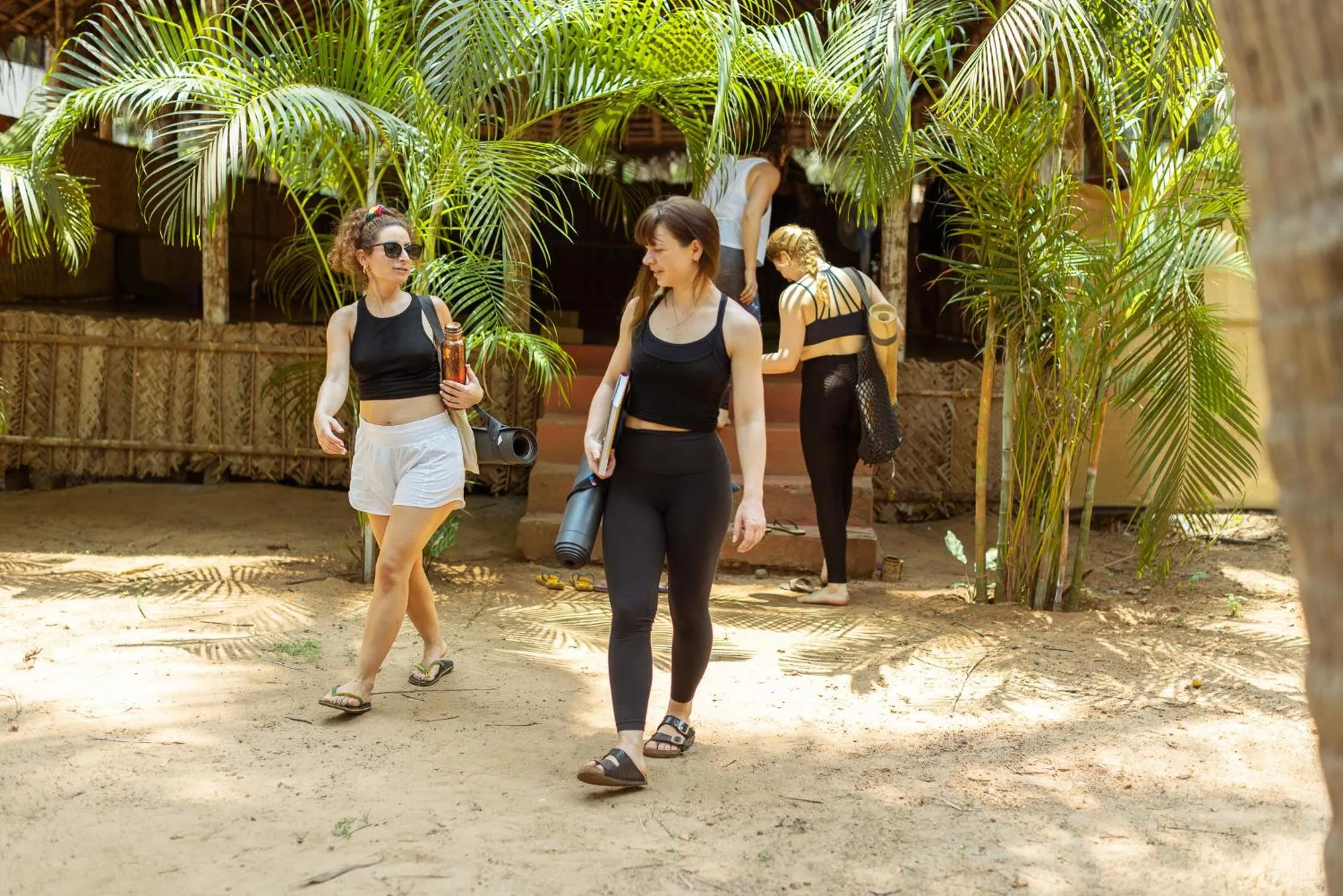 People in Palm Trees Ayurvedic Heritage